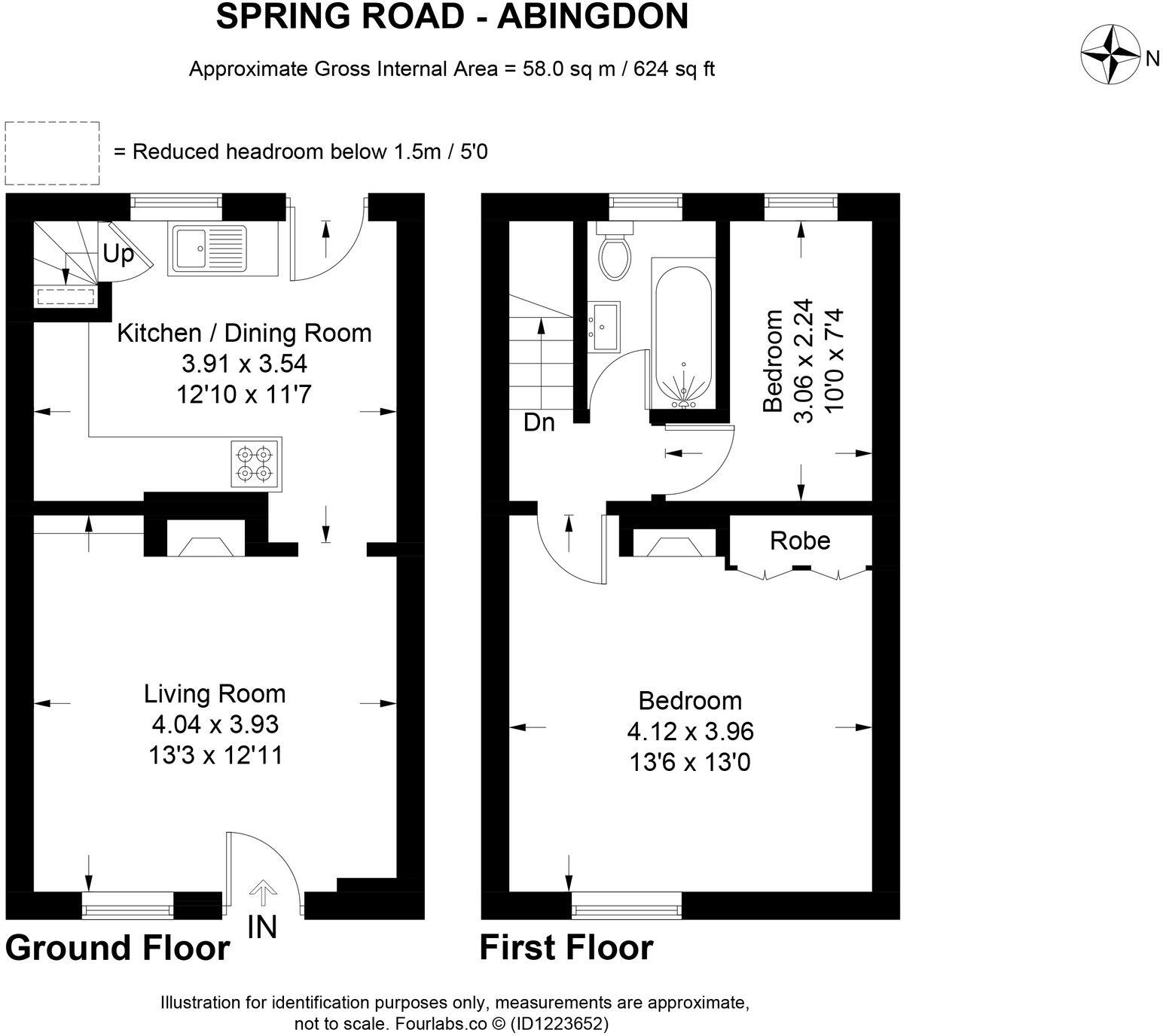 Spring Road, Abingdon, OX14 floorplan