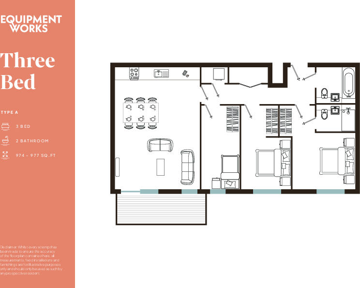Flat D103, 2 Vanguard Way London E17 6DL floorplan