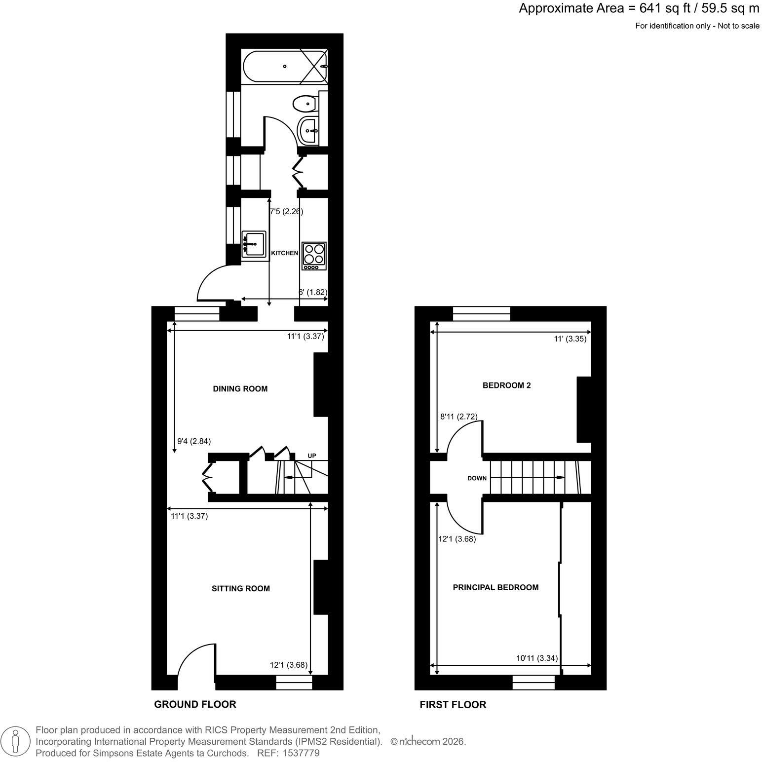 Springfield Lane, Weybridge, KT13 floorplan