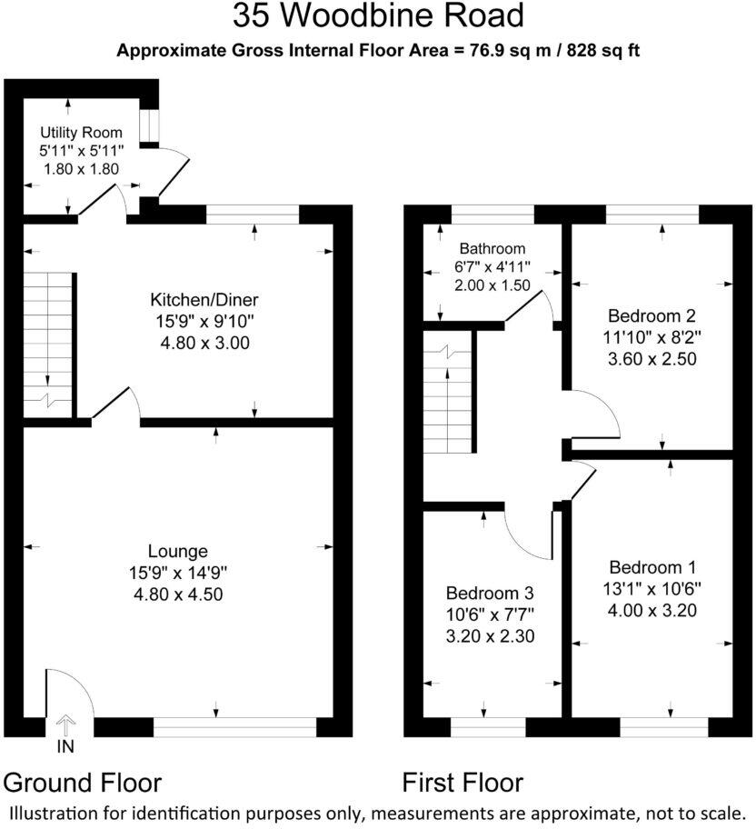 35 Woodbine Road Burnley BB12 6RE floorplan