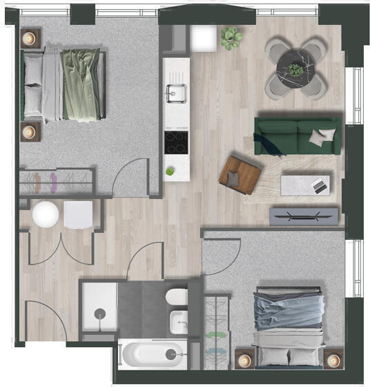 Aspen, Inkwell Place, Birmingham floorplan