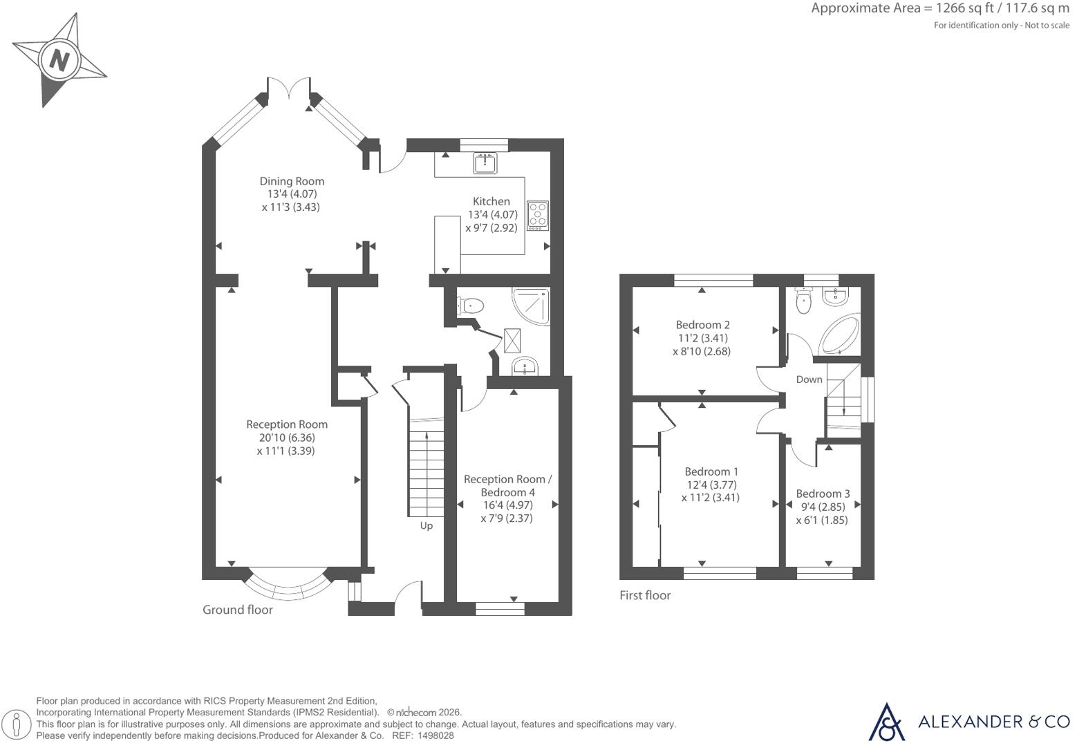 Brampton Rise, Dunstable, Bedfordshire floorplan