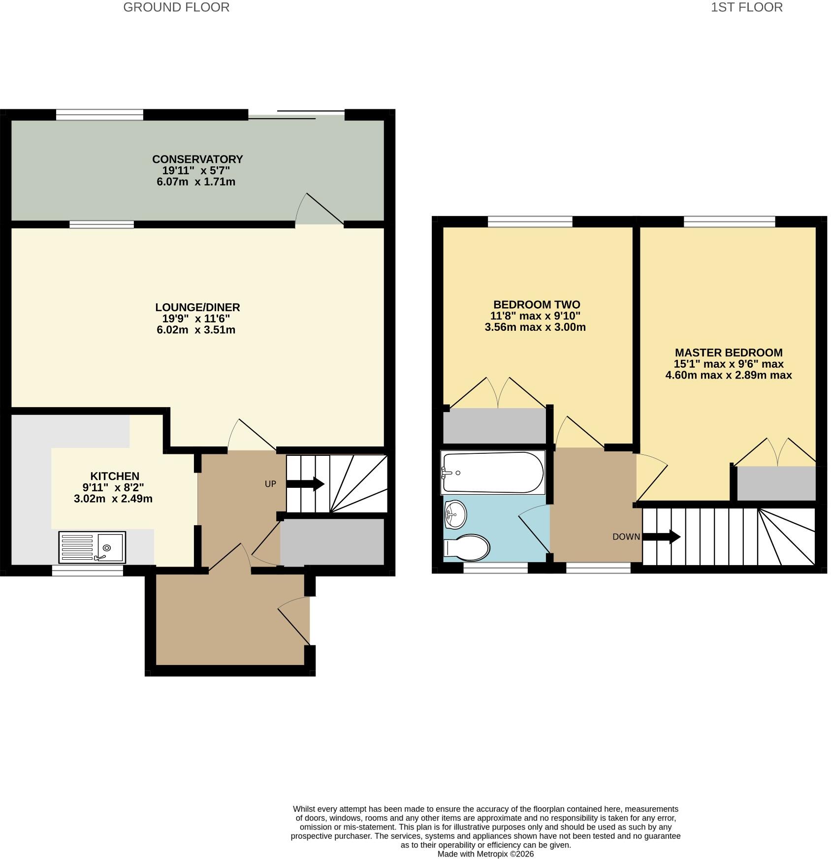 Harefield! Brand New Roof! Sun Room! floorplan