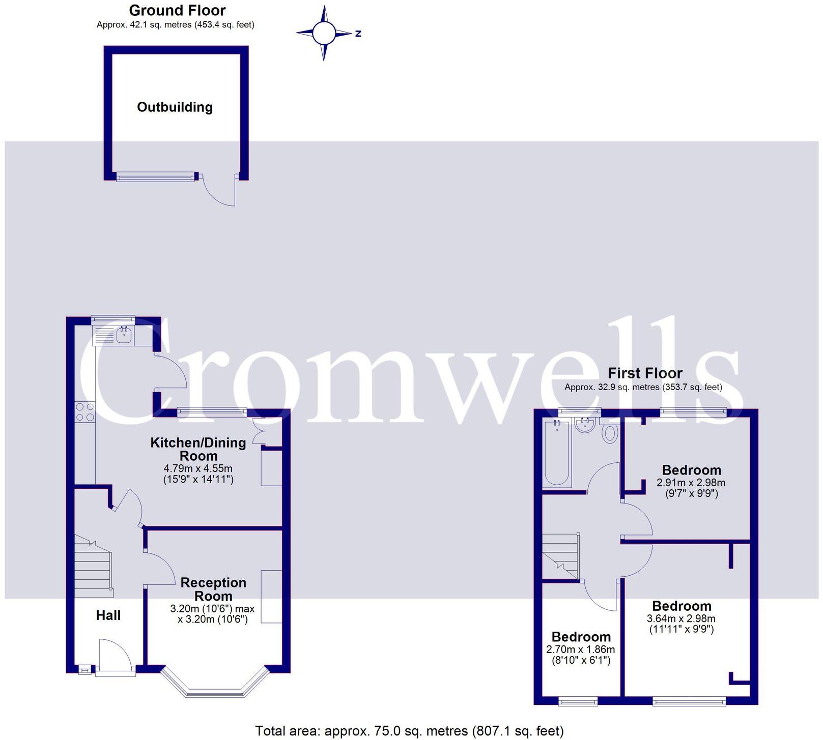 Pembury Avenue, Worcester Park, KT4 floorplan