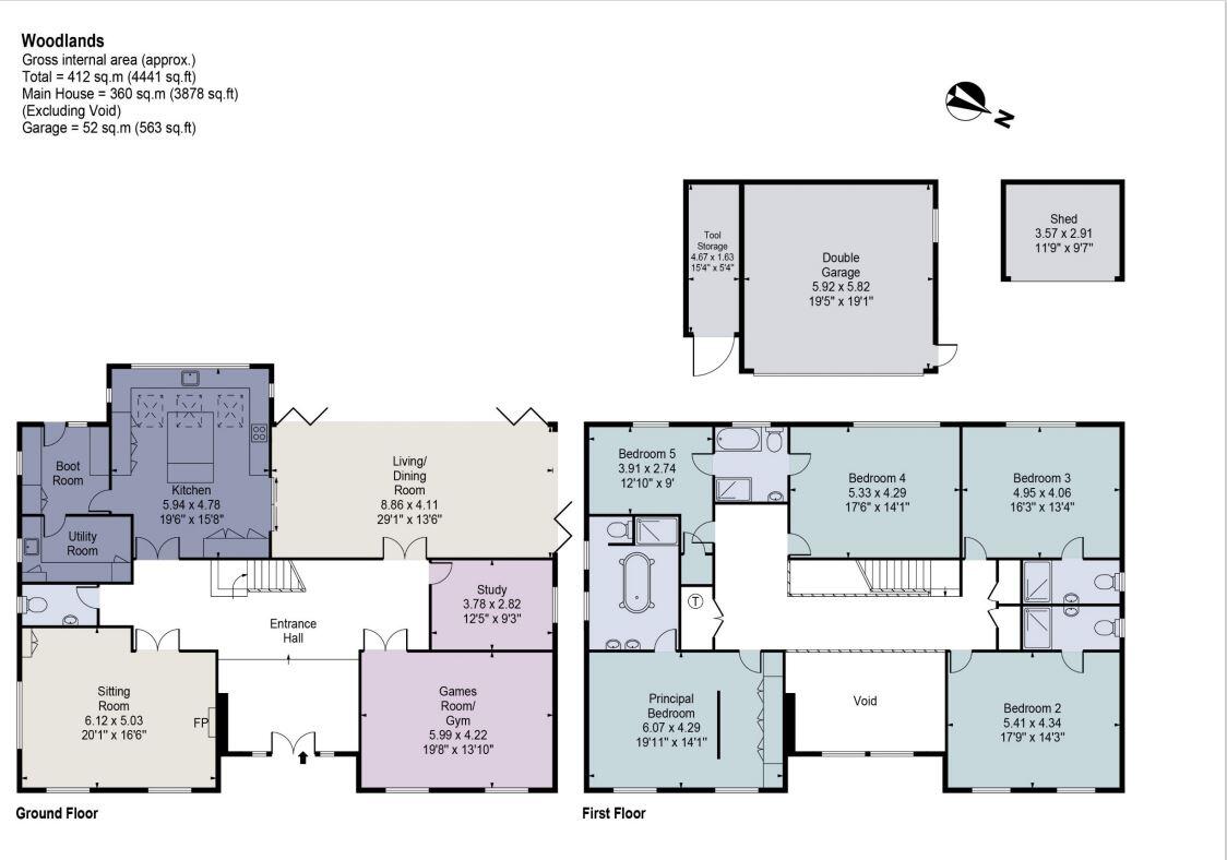 Chatter Alley, Dogmersfield, RG27 floorplan