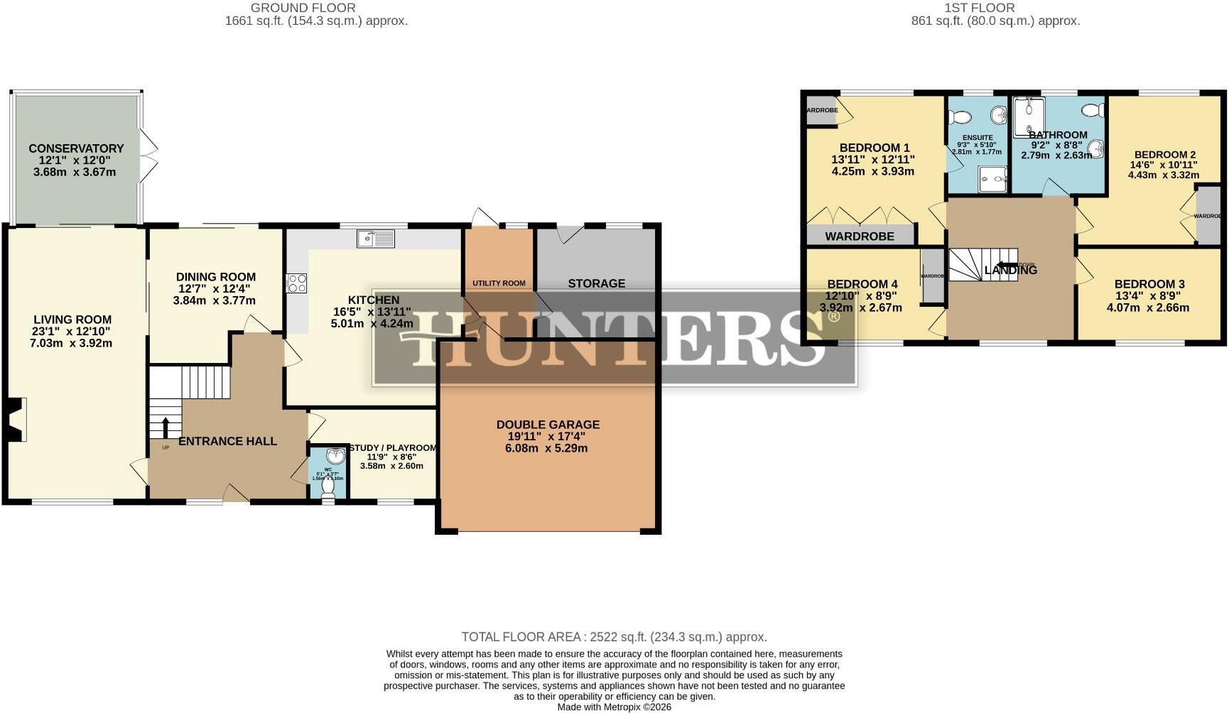 Acer Grove, Scunthorpe, DN17 2AJ floorplan