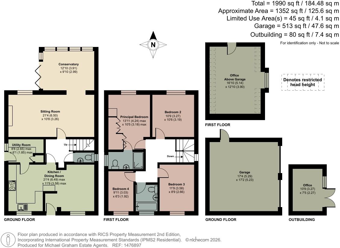 Nans Garden, Newton Longville, Milton Keynes, Buckinghamshire, MK17 floorplan