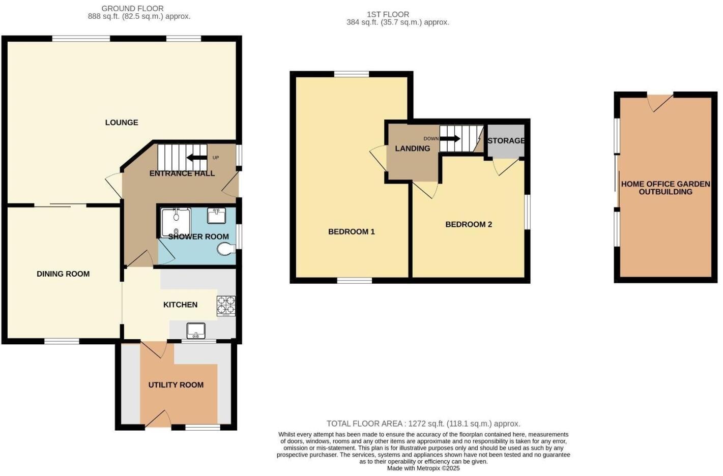 Wood View Grove, Brighouse, West Yorkshire, HD6 floorplan