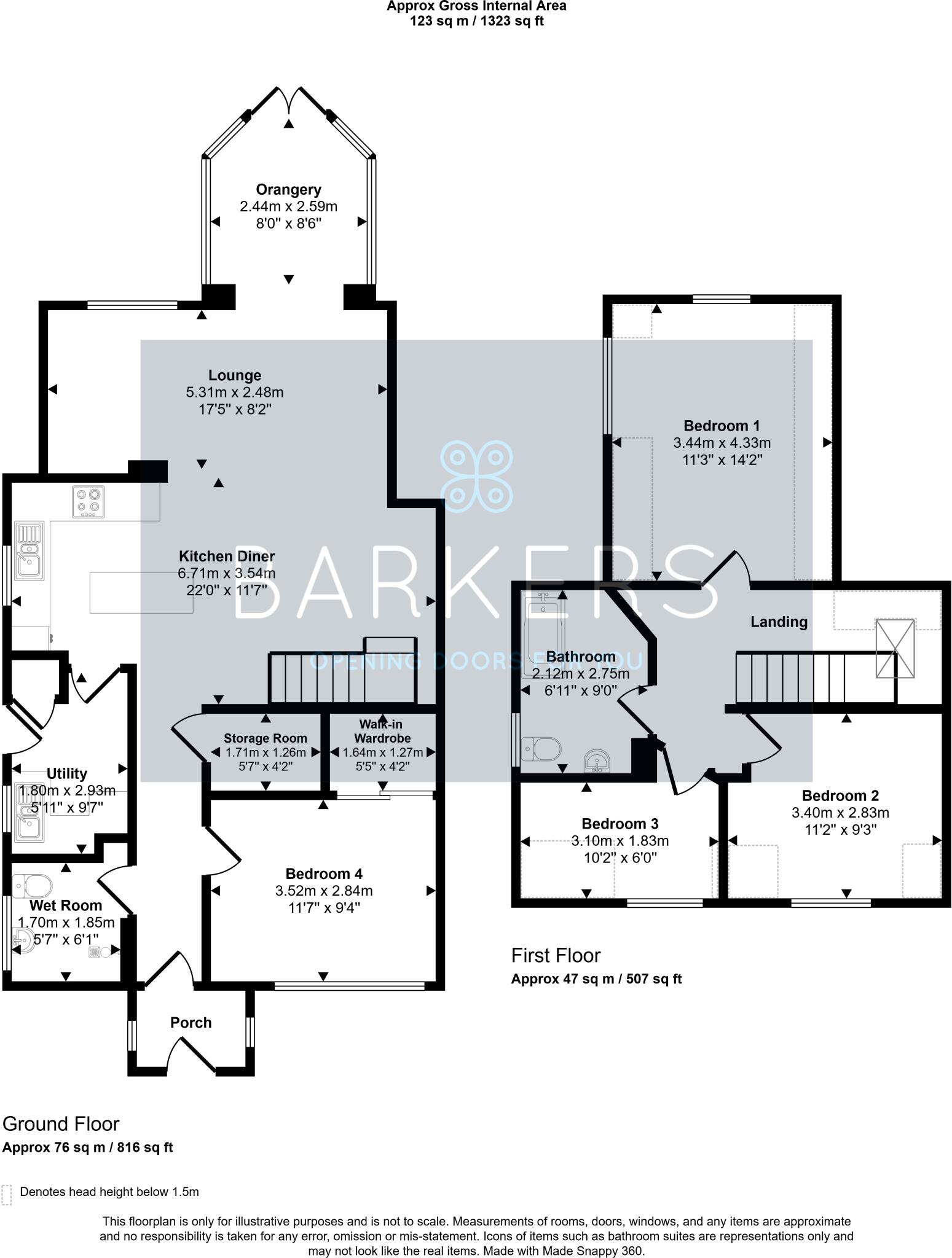 Craven Lane, Gomersal floorplan