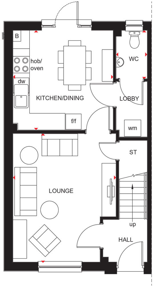 1 Charolais Lane
Huntingtower
Perth
PH1 3JH floorplan