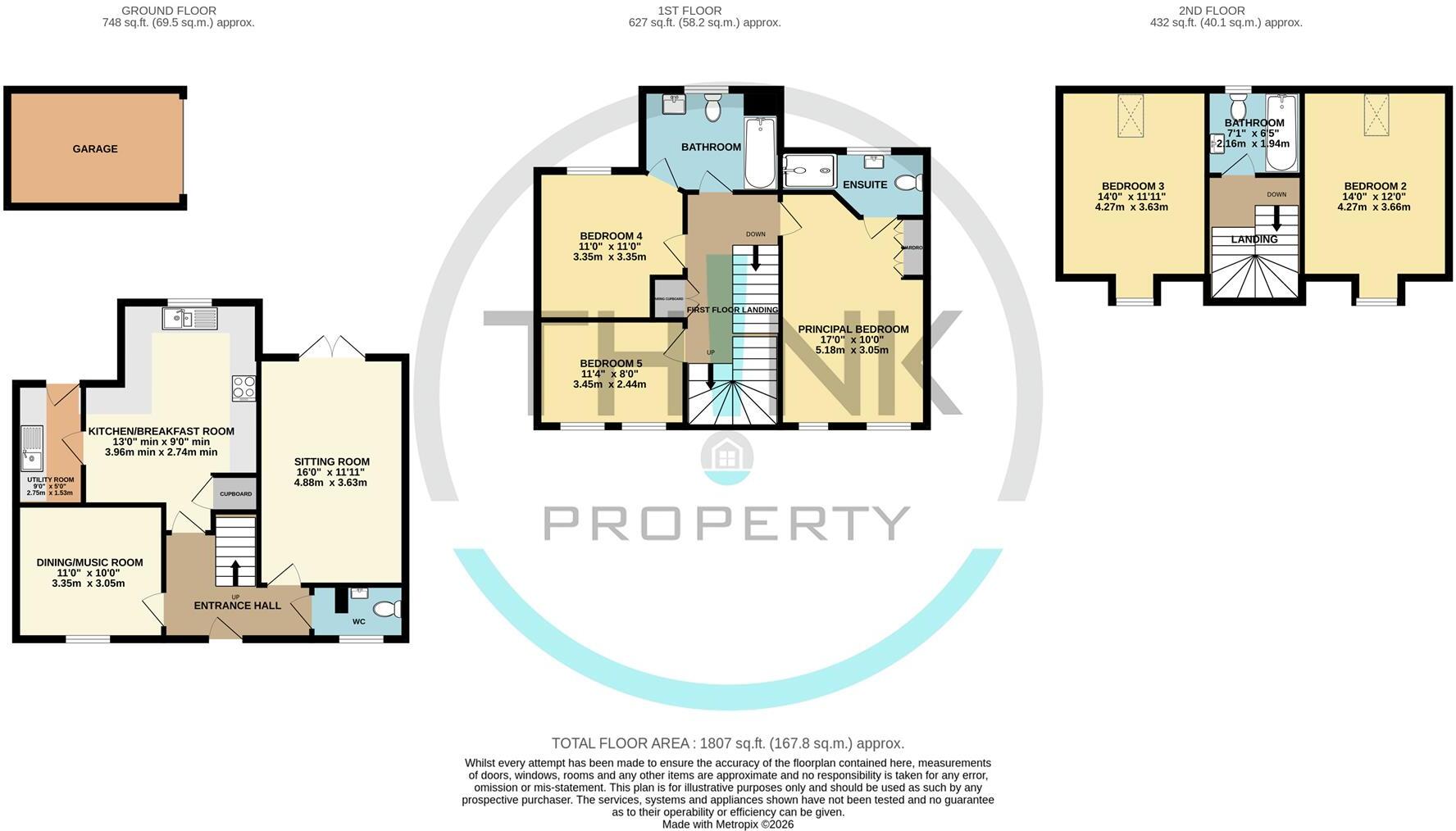 Fairway, Costessey, Norwich floorplan