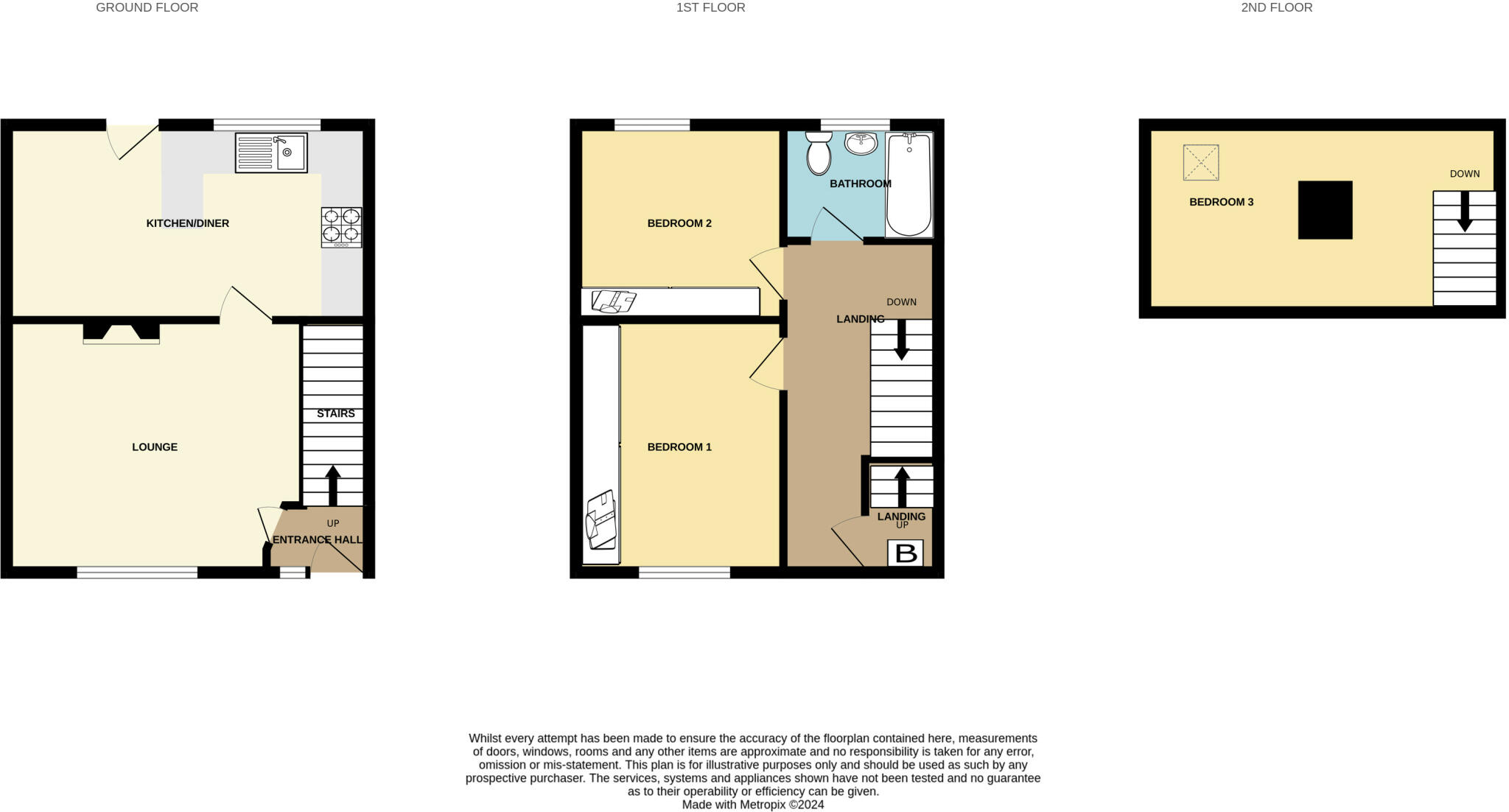 5, Clifton Close floorplan