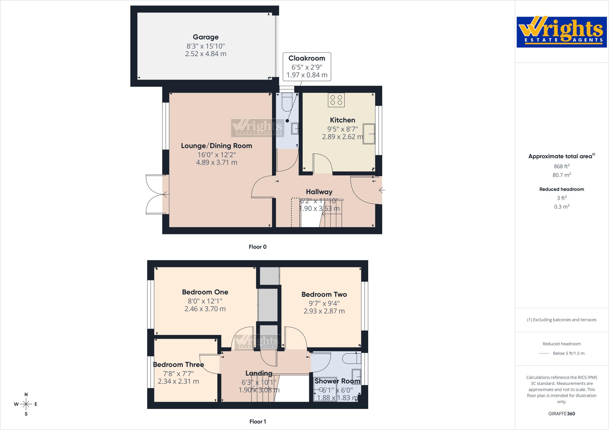 Clover Drive, Poole, Dorset, BH17 floorplan
