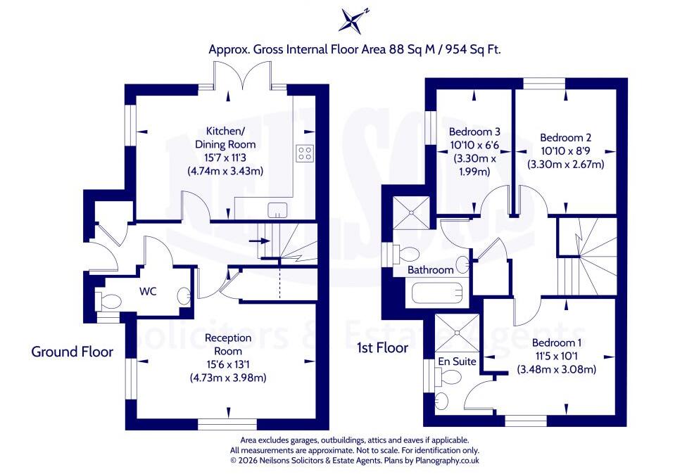16 Craw Yard Drive, Edinburgh, EH12 9LU floorplan