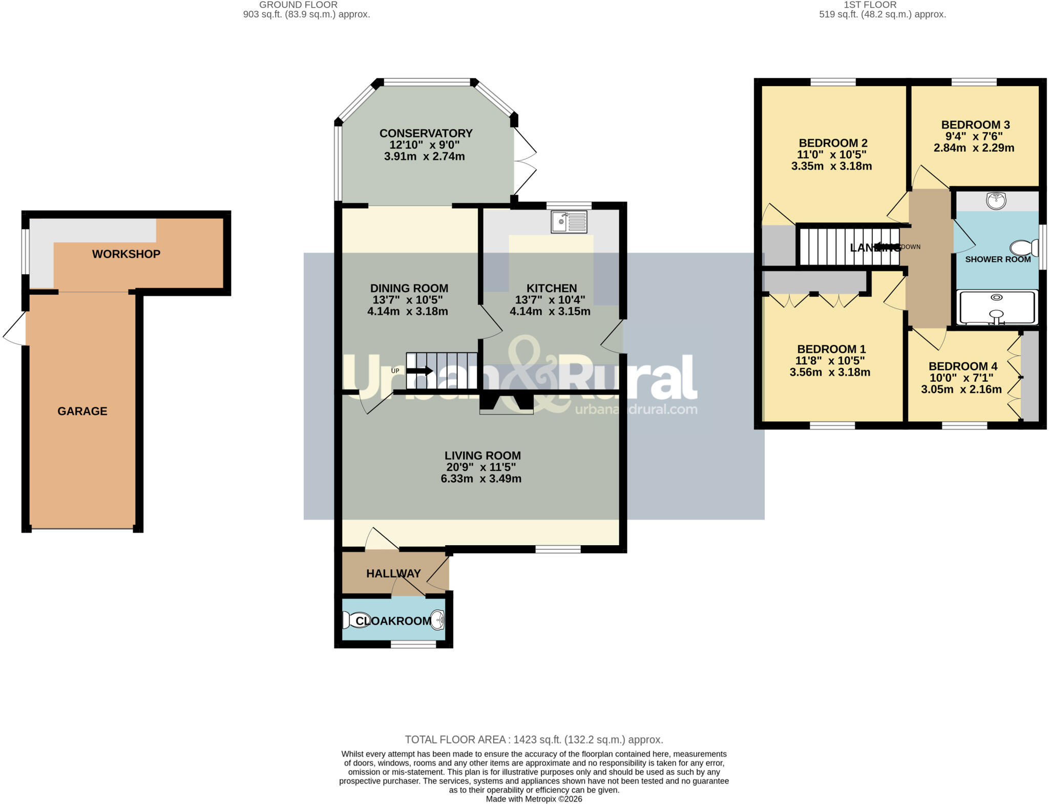 Hall End Close, Maulden, Bedfordshire, MK45 floorplan