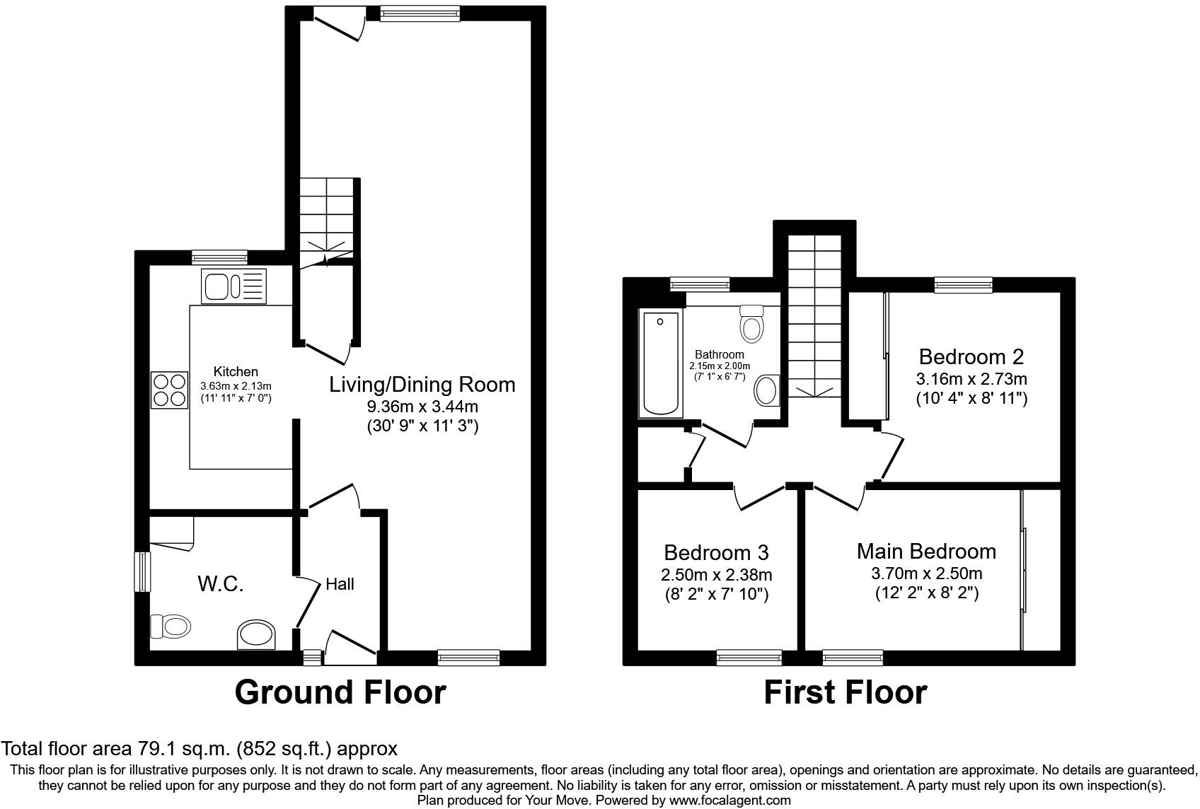 Milne Avenue, Croy, Inverness, Highland, IV2 floorplan