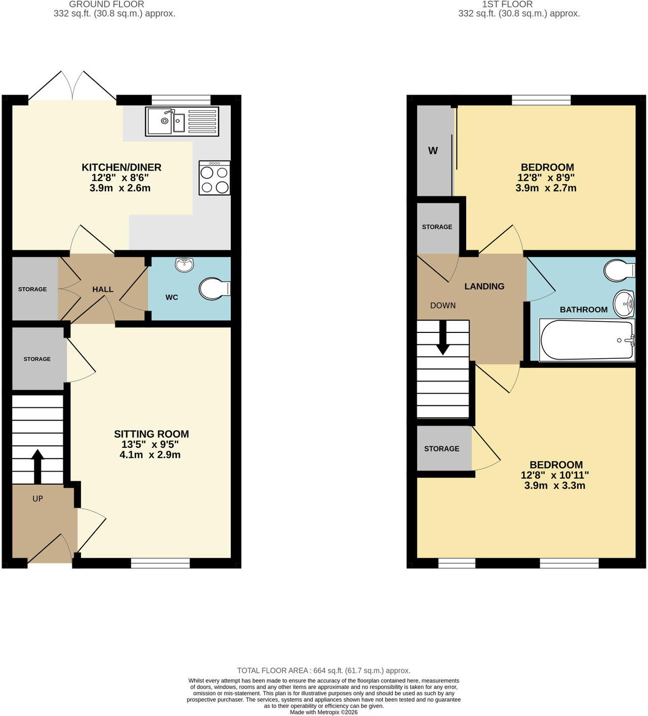 Strothers Avenue, Malvern, WR14 floorplan
