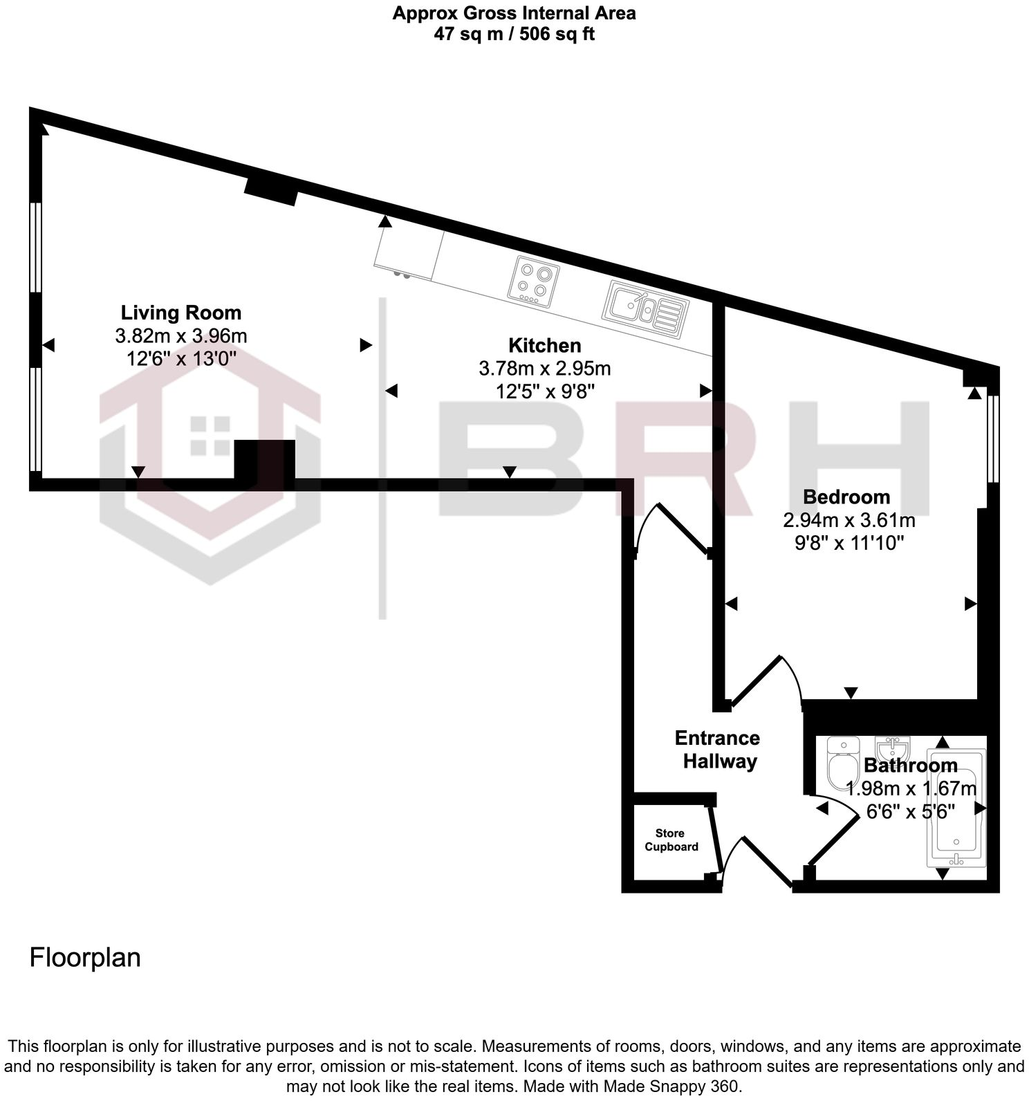St. Sepulchre Gate, Doncaster, DN1 floorplan