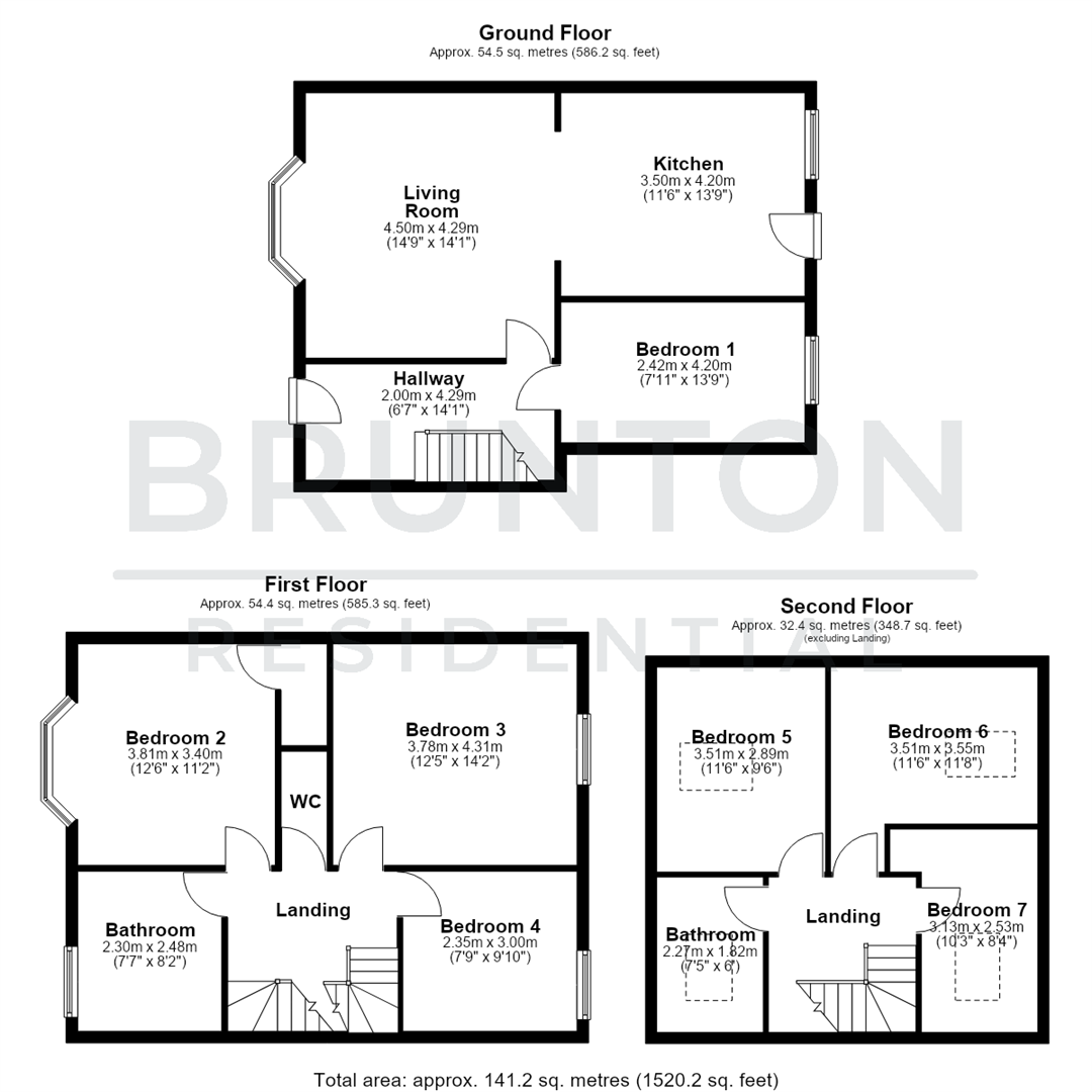 Doncaster Road, Sandyford, NE2 floorplan