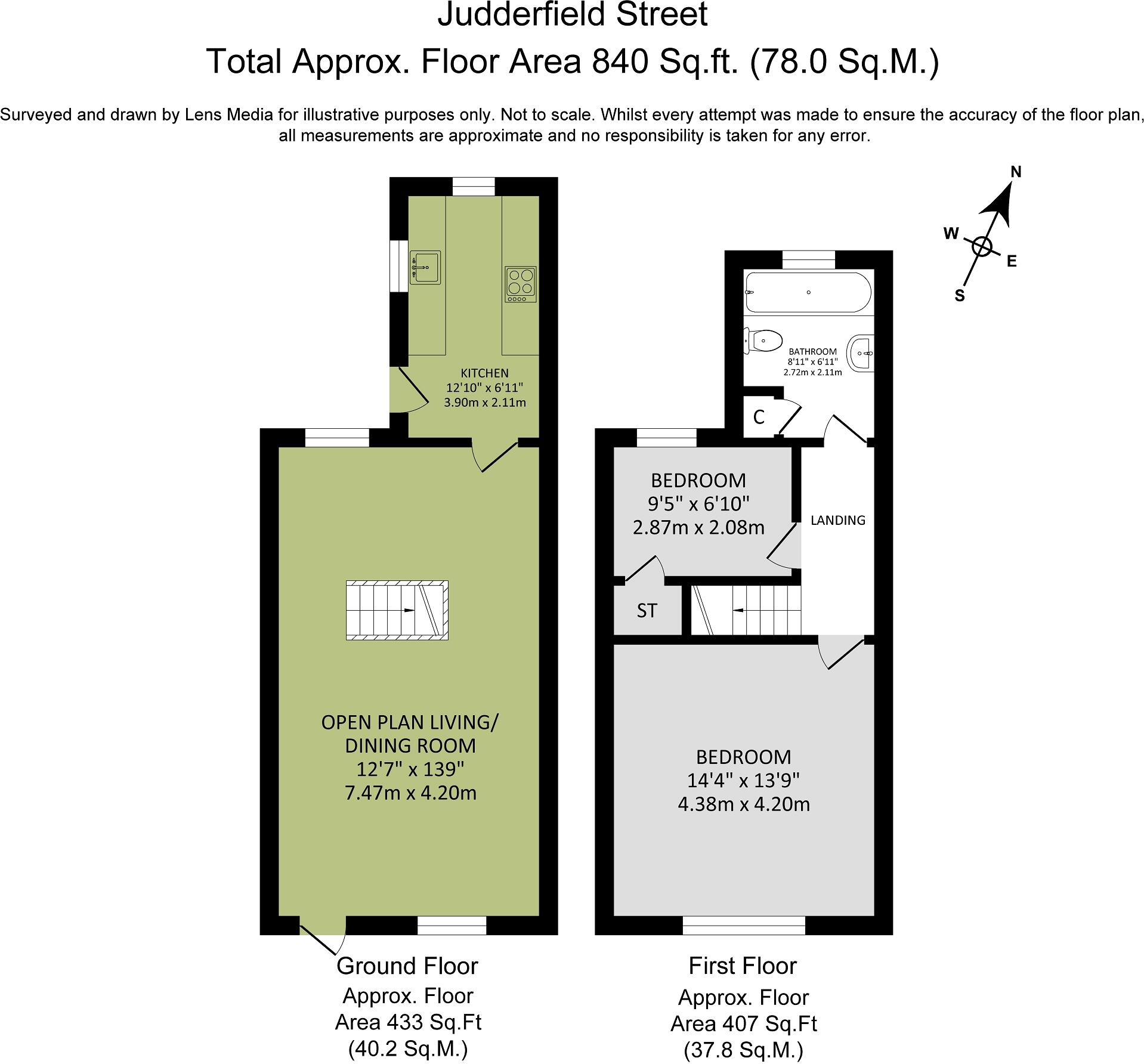 Juddfield Street, Haydock, St. Helens, Merseyside. WA11 0BD floorplan