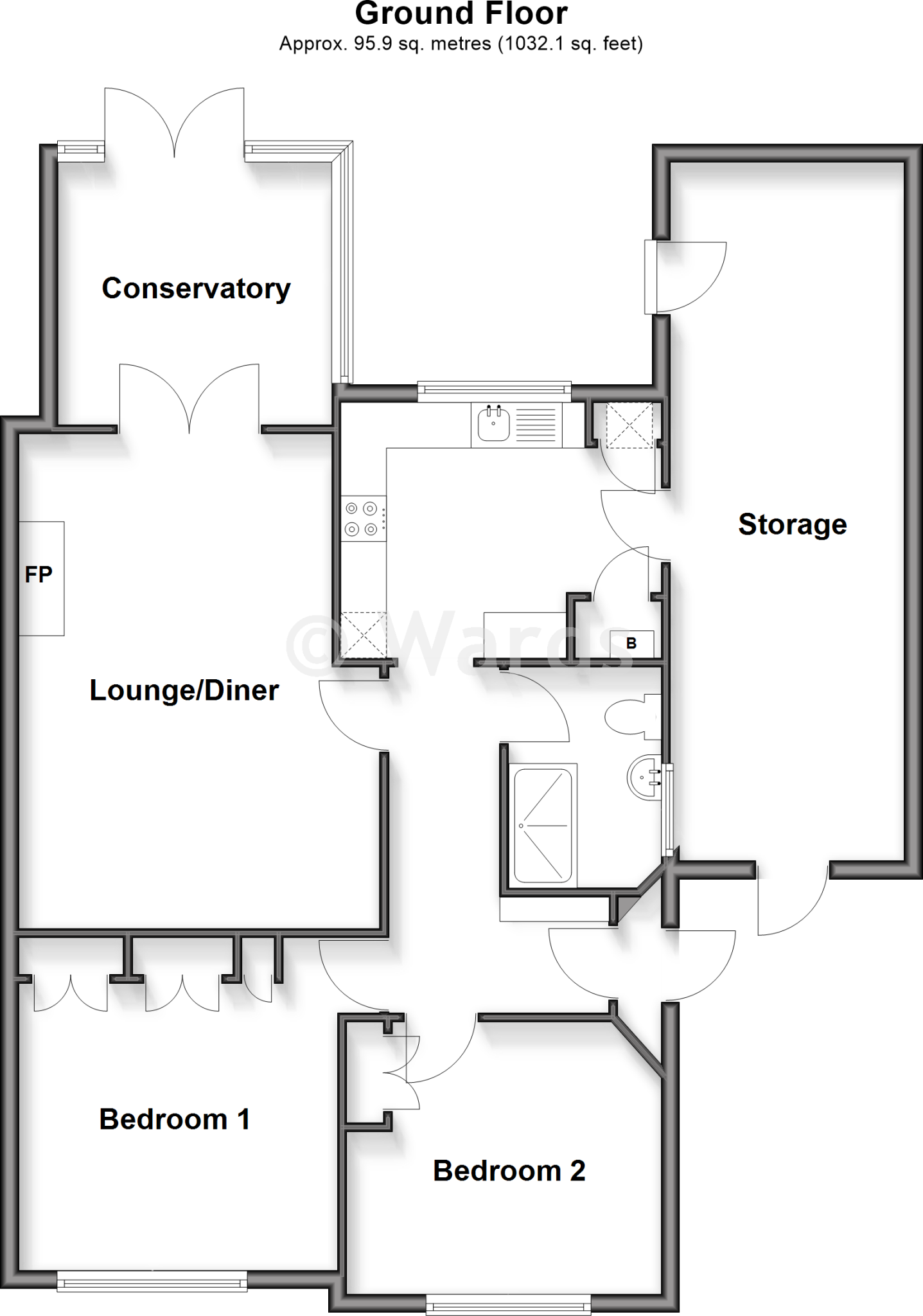 Gresham Road, Coxheath, Maidstone, Kent floorplan