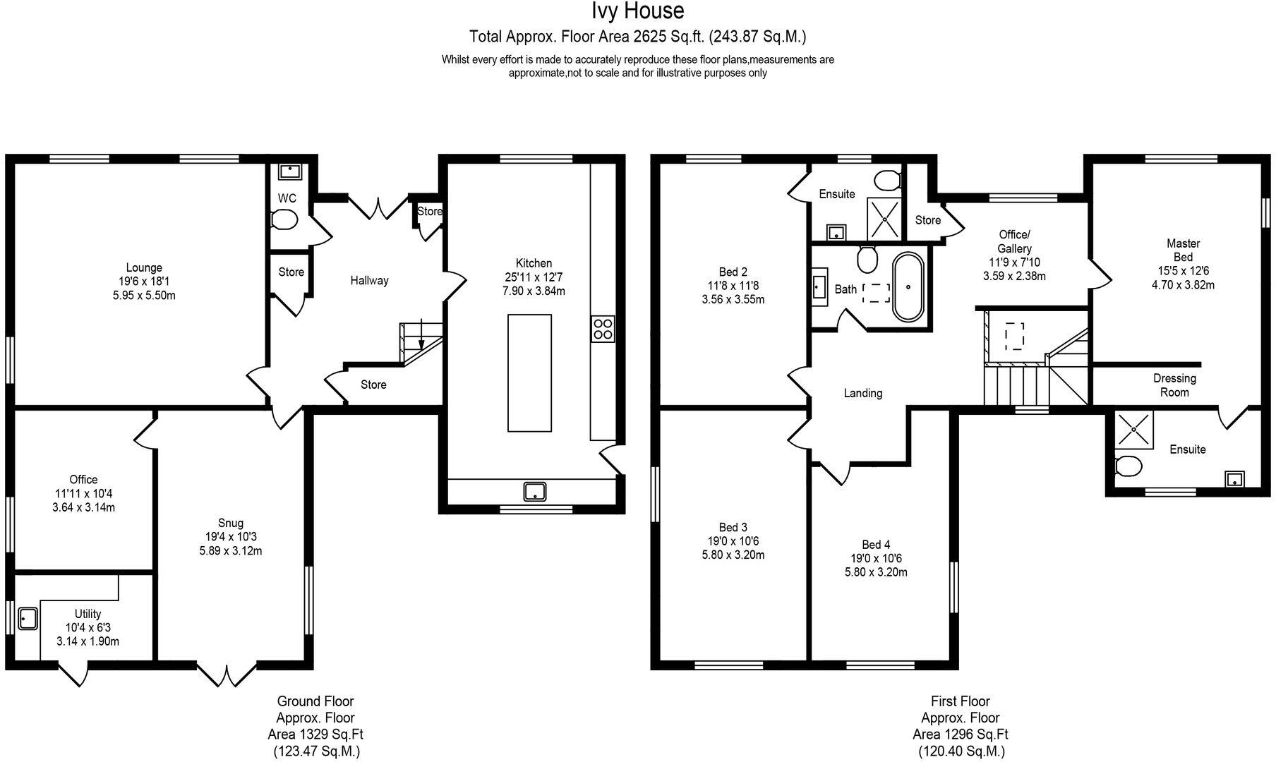 Black Moss Lane, Scarisbrick, L40 floorplan