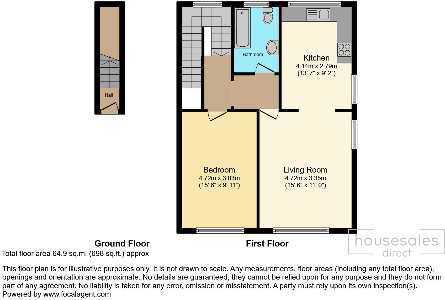 27 Clifton Avenue, Hartlepool, TS26 floorplan