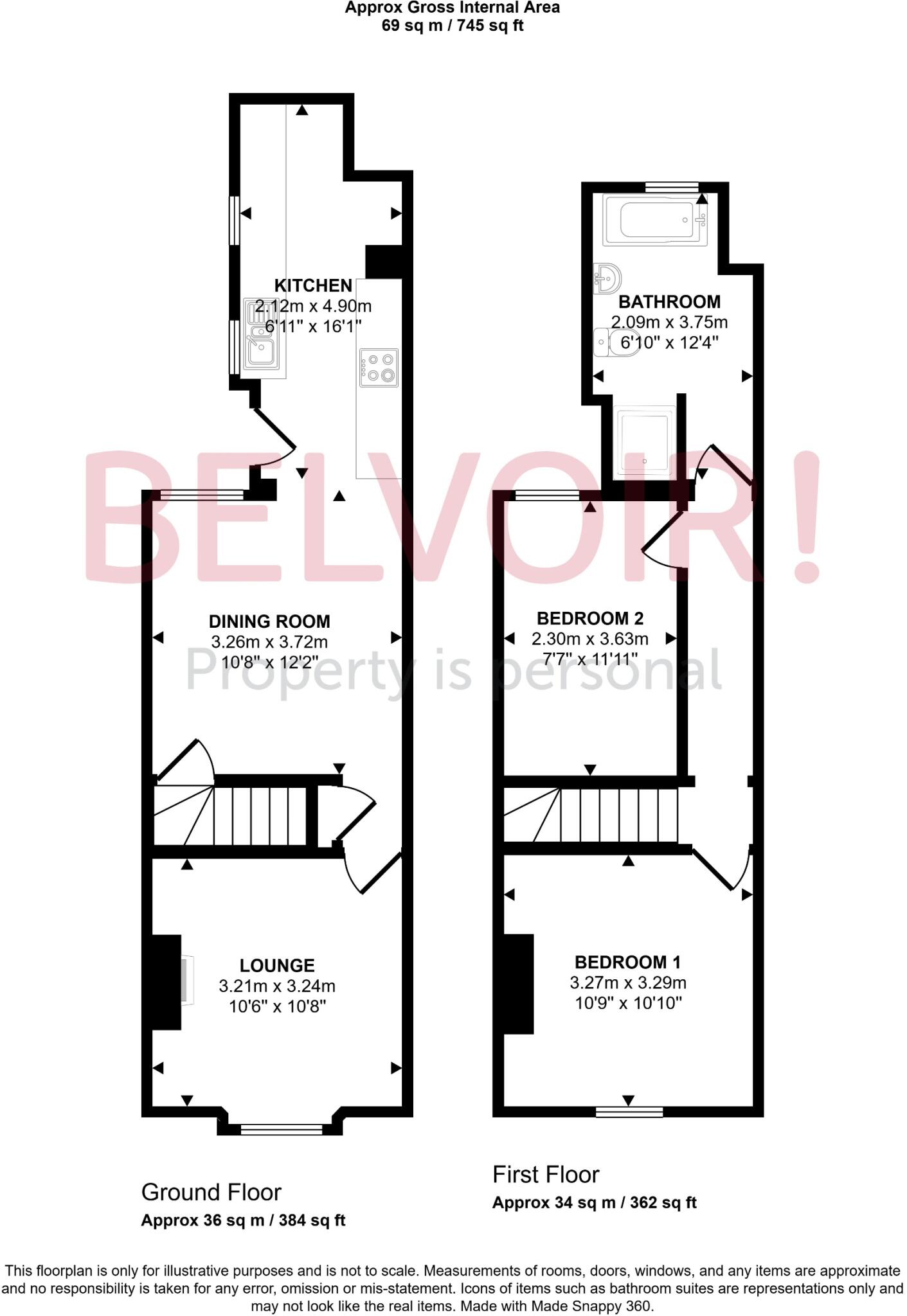 Park Road, Spalding, PE11 floorplan