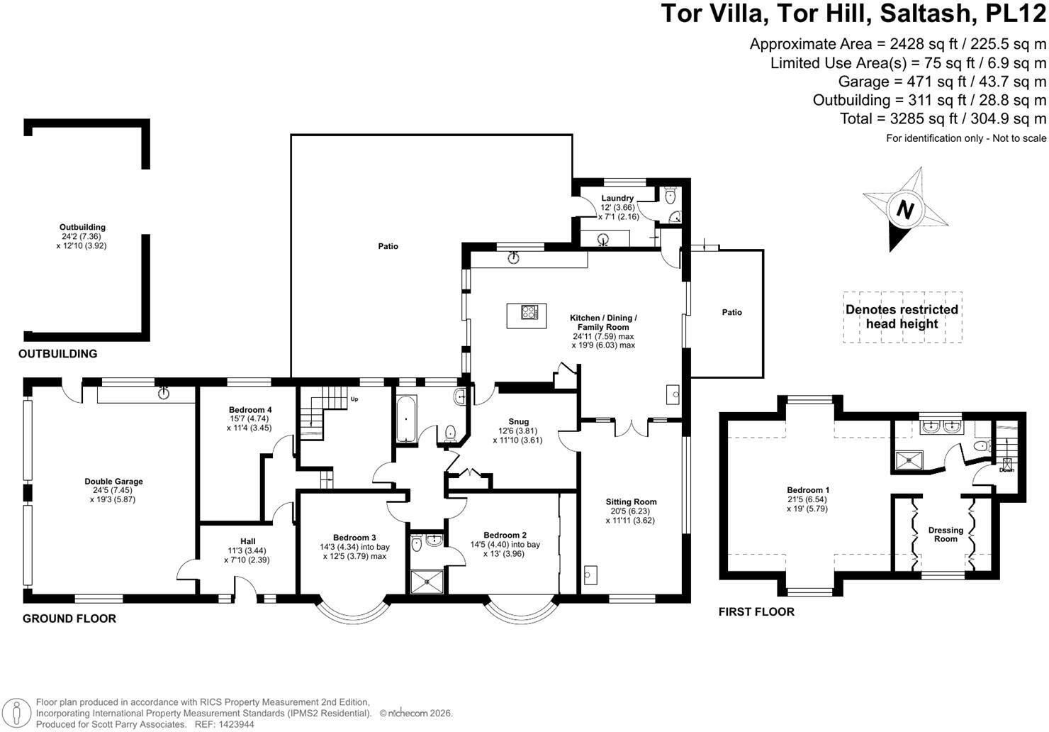 Tor Hill, Saltash floorplan