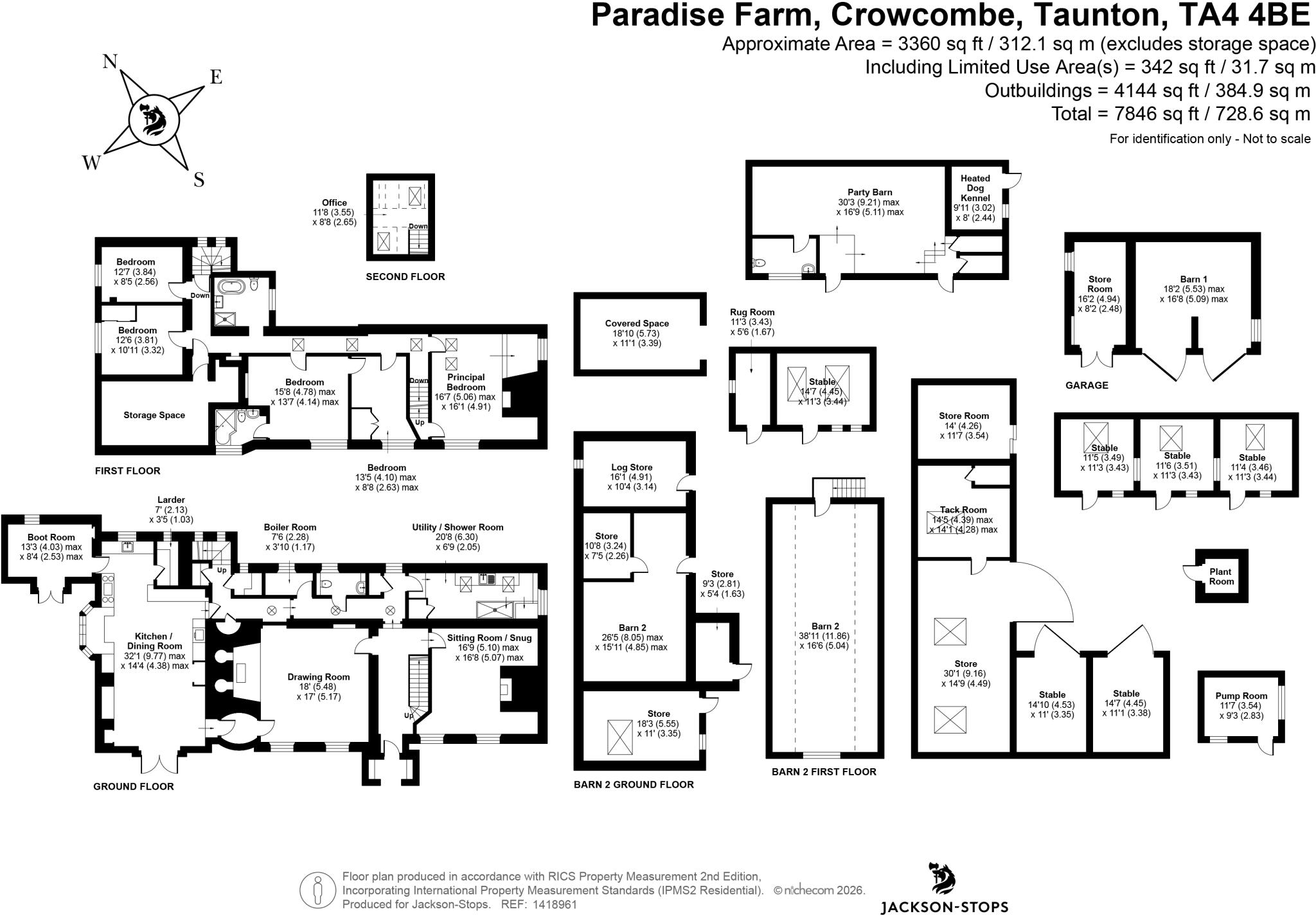 Crowcombe, Taunton, Somerset, TA4 floorplan