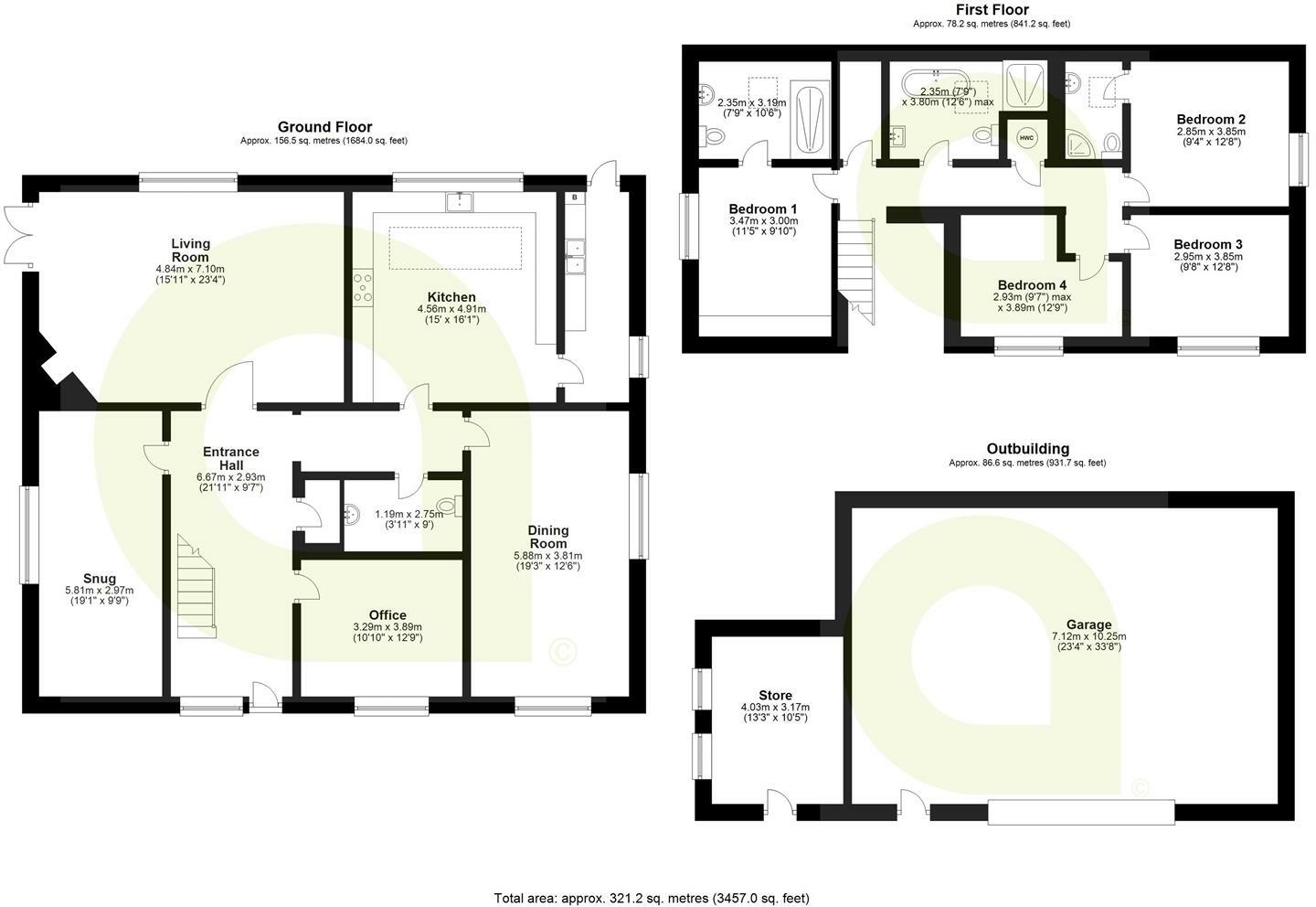 Moss Lane, Chipping, Ribble Valley floorplan