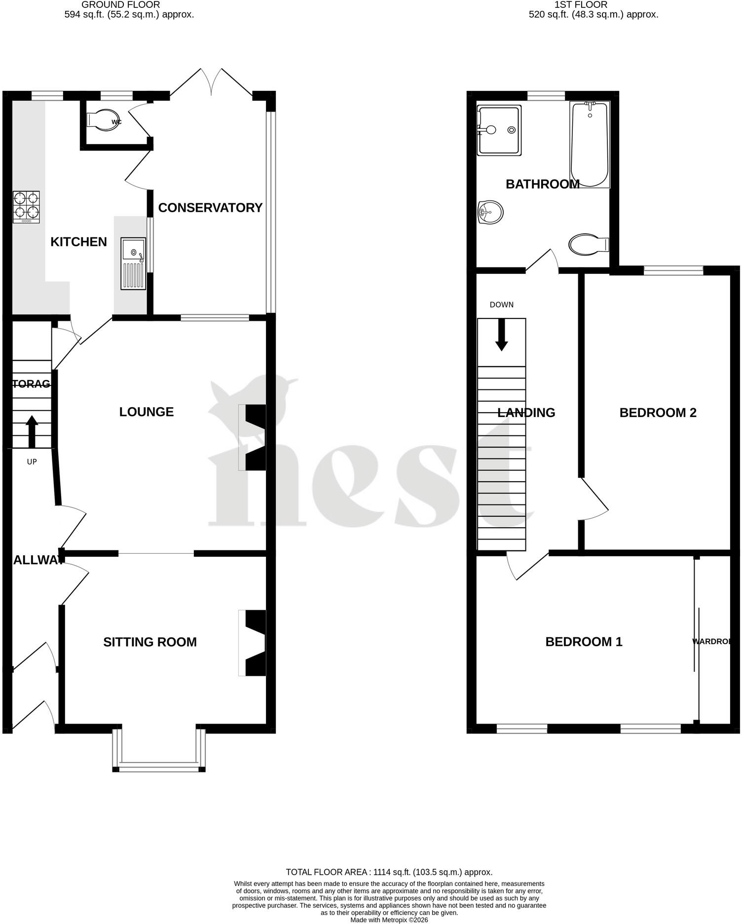Camden Road, Bridgwater, Somerset floorplan