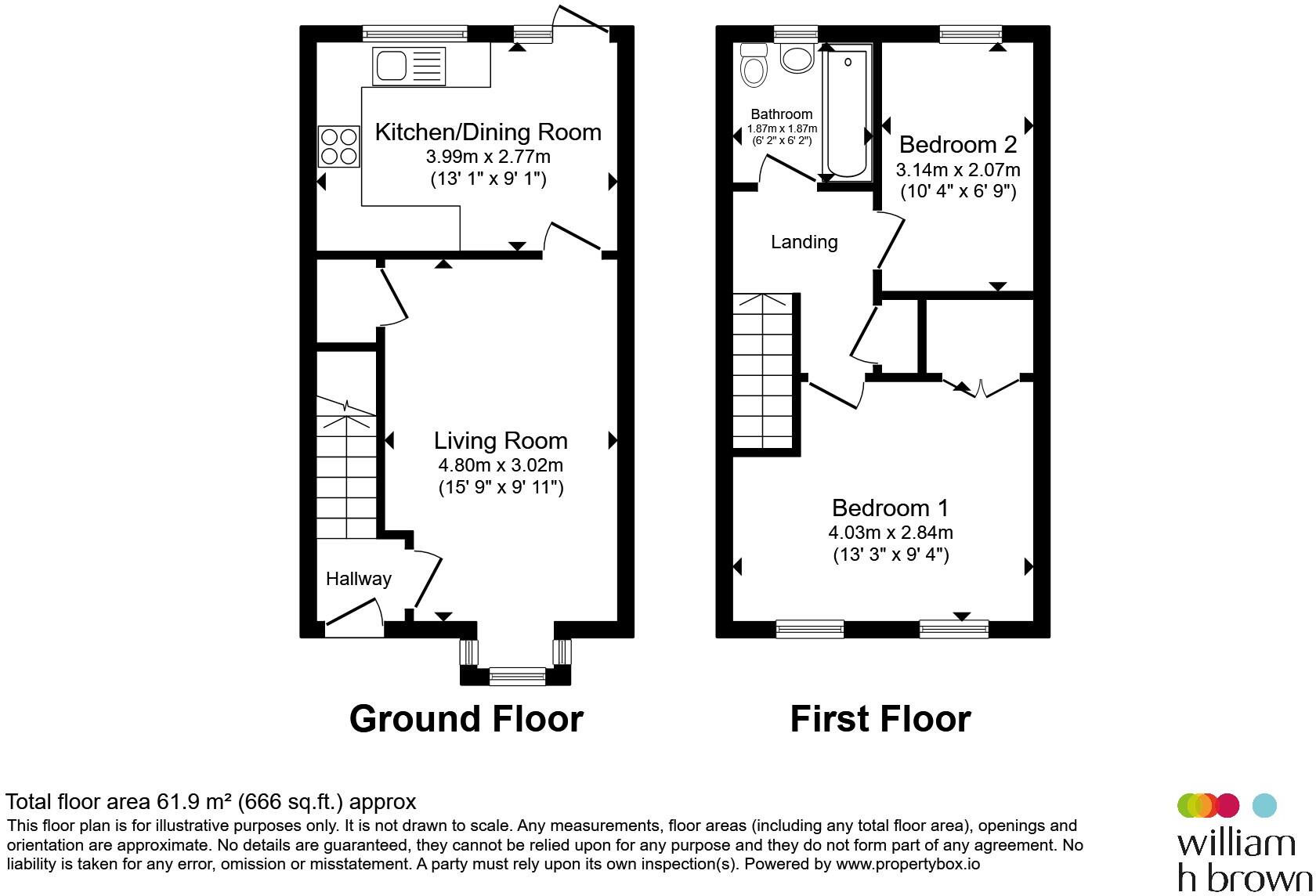 6, Hunters Ridge, Colchester floorplan