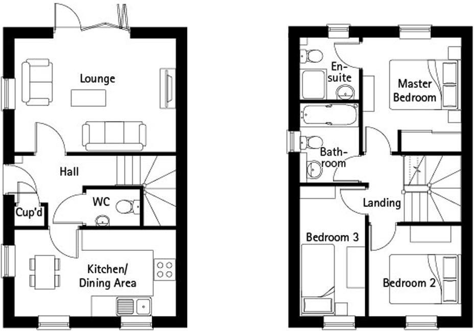 Plot 90, Elder Brook Park, Neasham Road, Darlington, DL2 1DL. floorplan