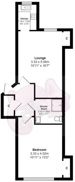 3 G/R Abbey Road, Riverside, FK8 1LH floorplan