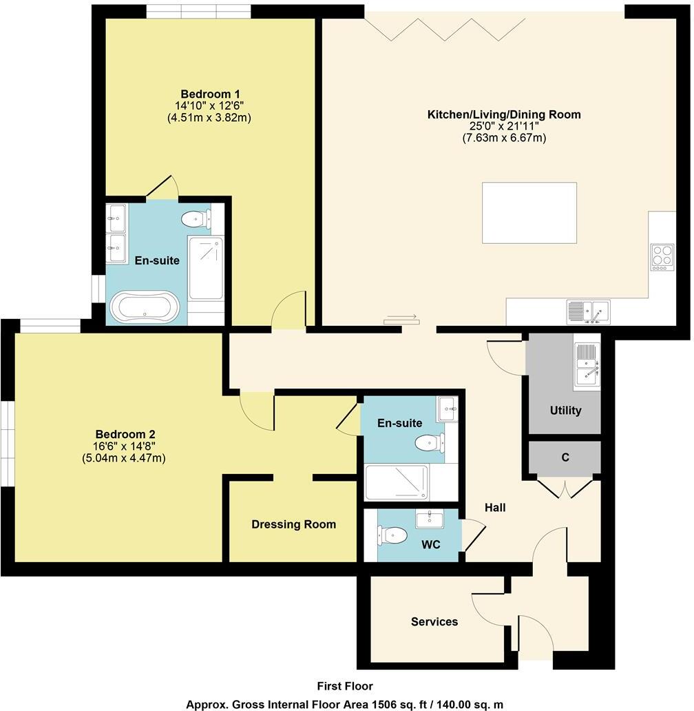 Furze Hill, Kingswood floorplan