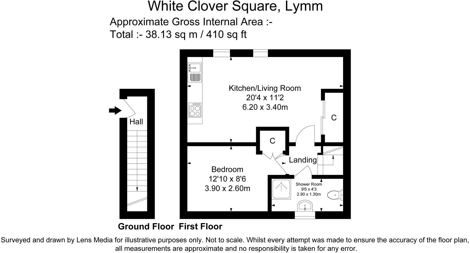 White Clover Square, Lymm floorplan
