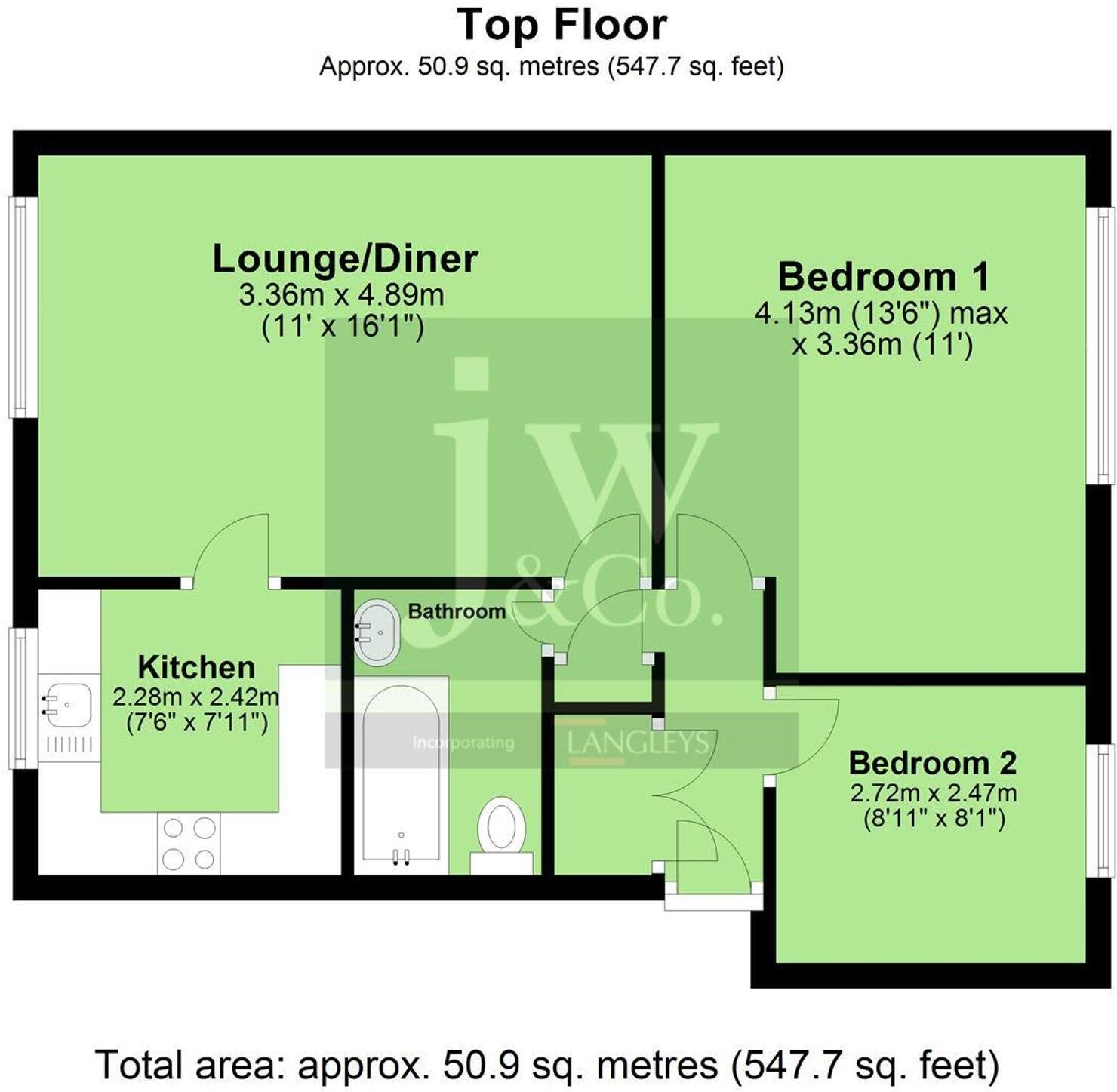 Meadow Close, London Colney, AL2 floorplan
