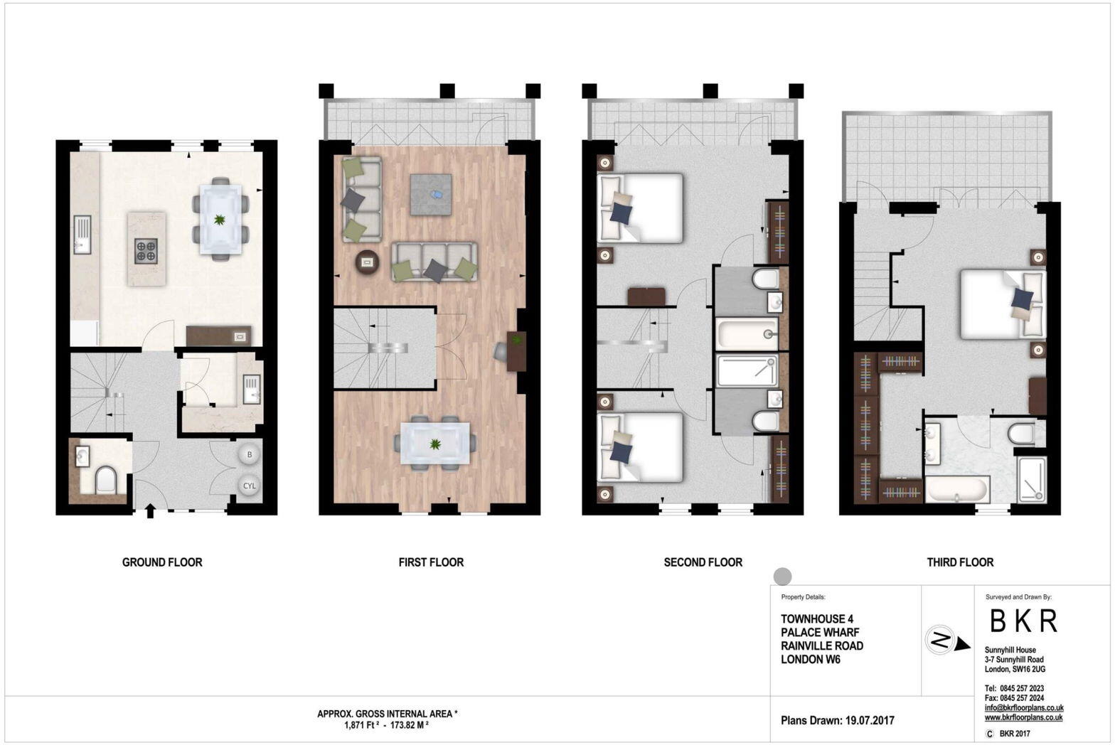 Palace Wharf, Rainville Road, London, W6 floorplan