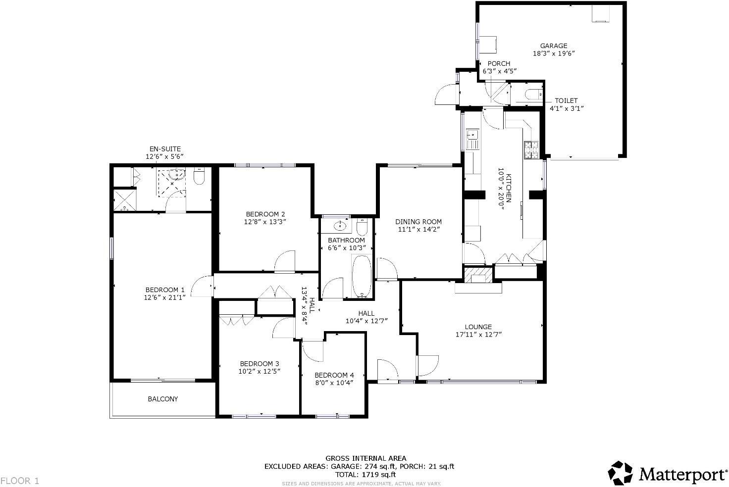 Bryn Goodman, Ruthin floorplan