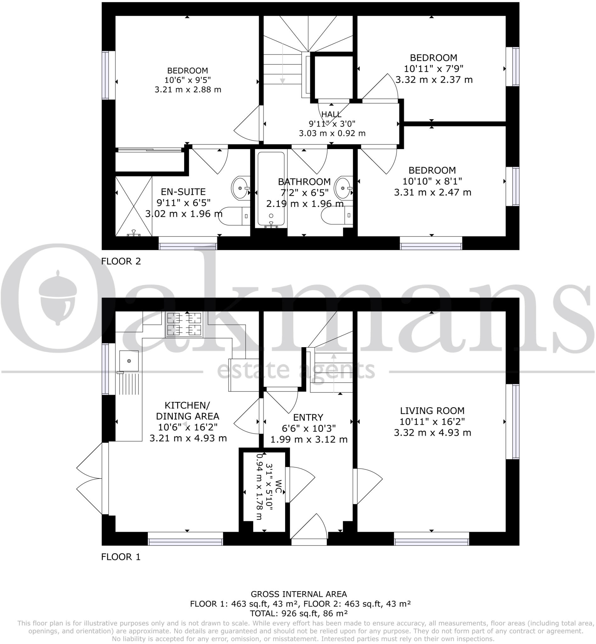 Norris Close, Alcester, Warwickshire, B49 floorplan