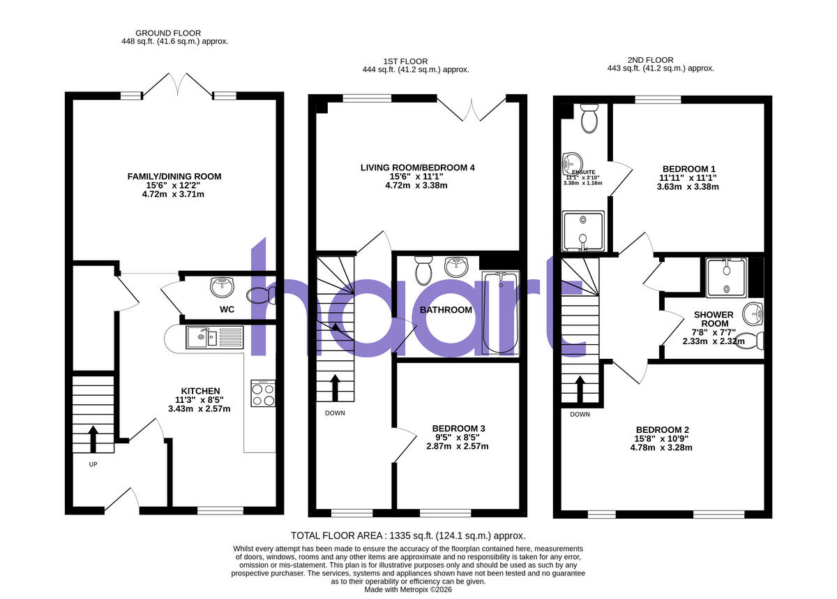 Herdwick Close, Ashford floorplan