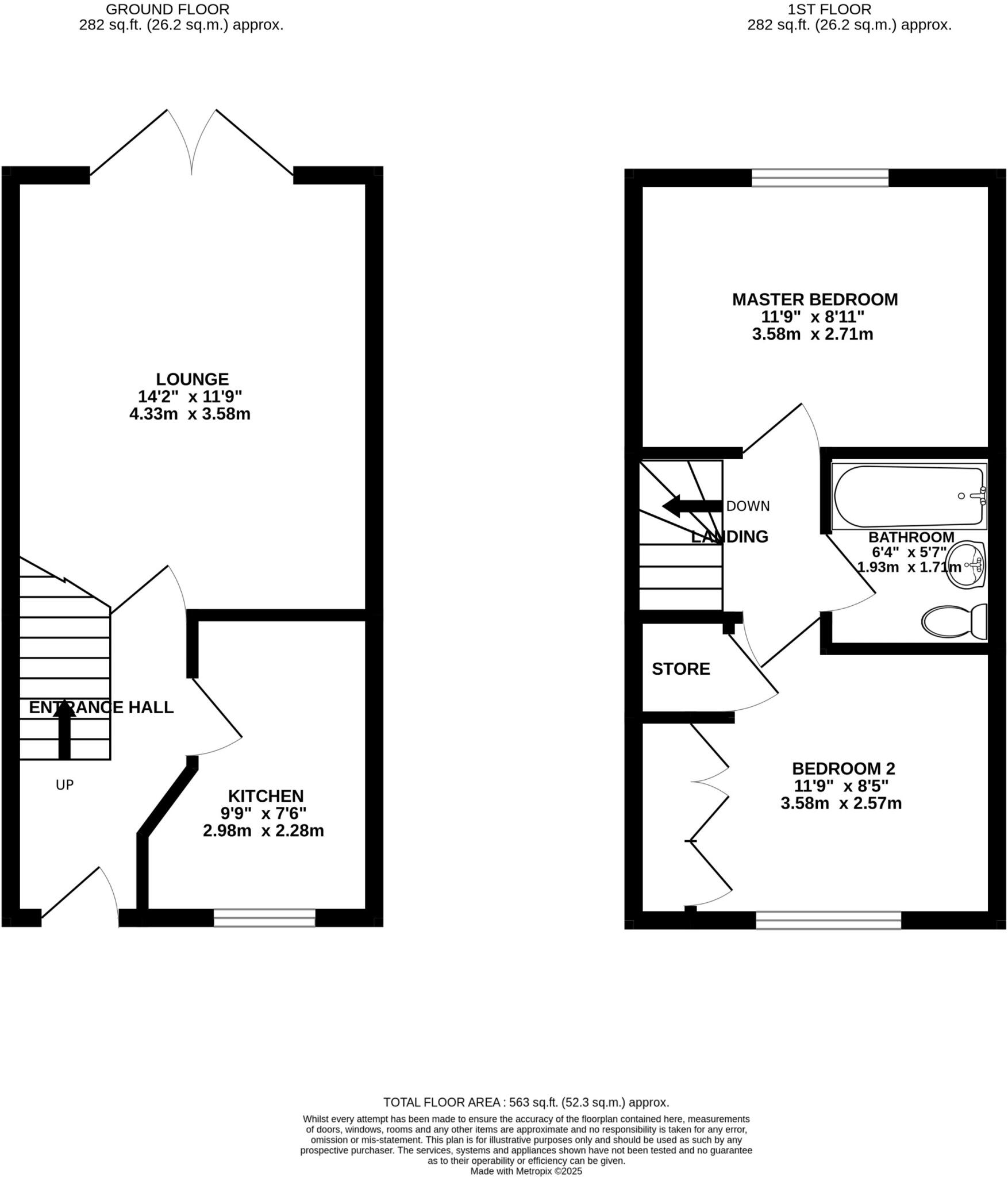 Maple Way, Branston, Burton-on-Trent, DE14 floorplan