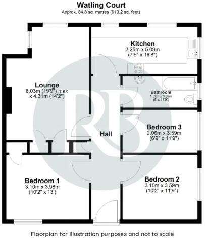 Butts Road, Southwick, BN42 floorplan