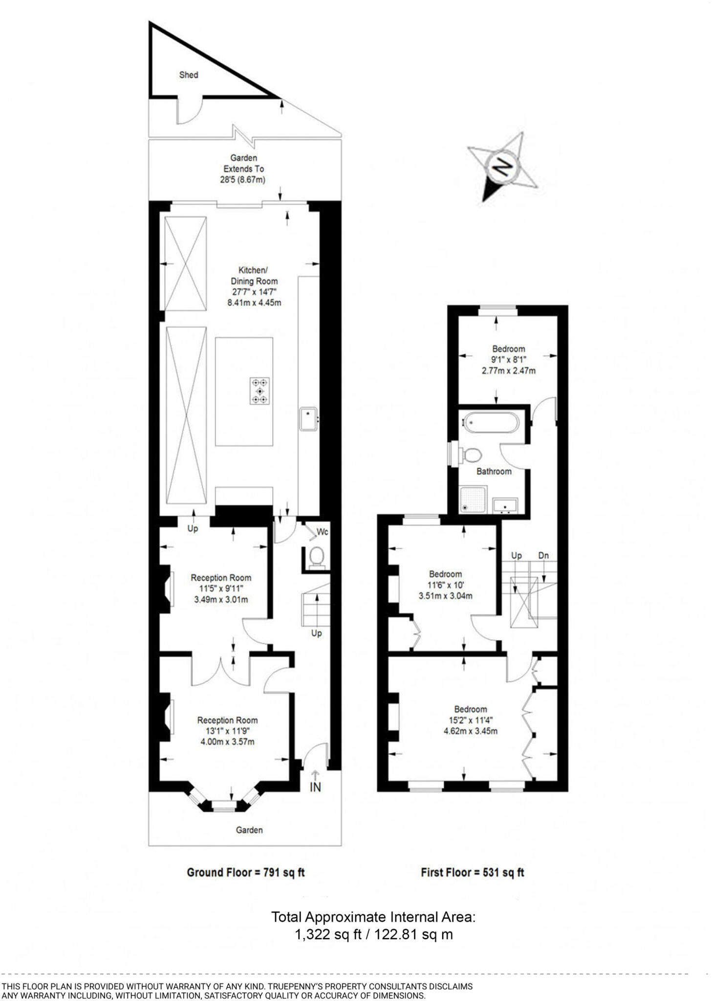 Amott Road, London, SE15 floorplan