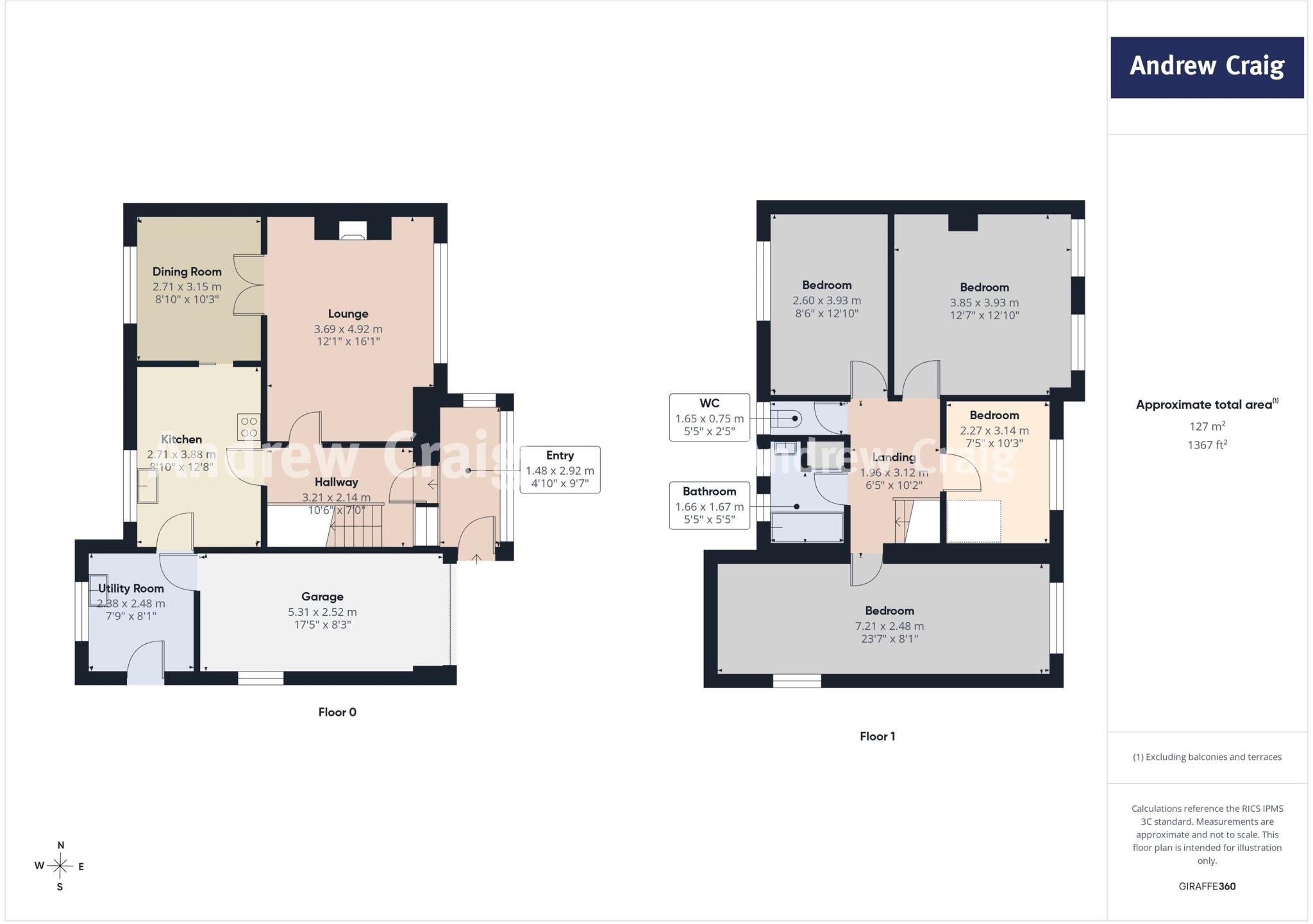 Aberfoyle, Ouston floorplan