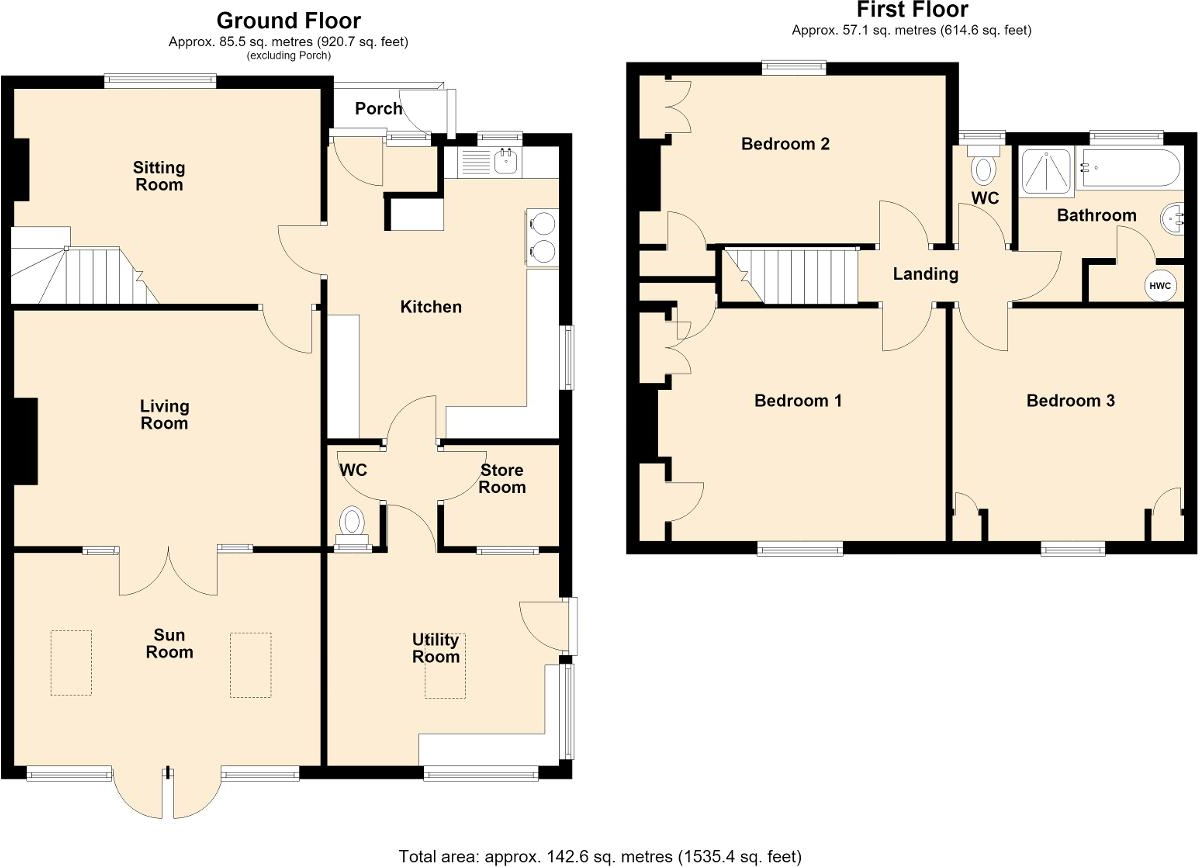 16, Pinsley Road, Leominster, Herefordshire, HR6 8NW floorplan
