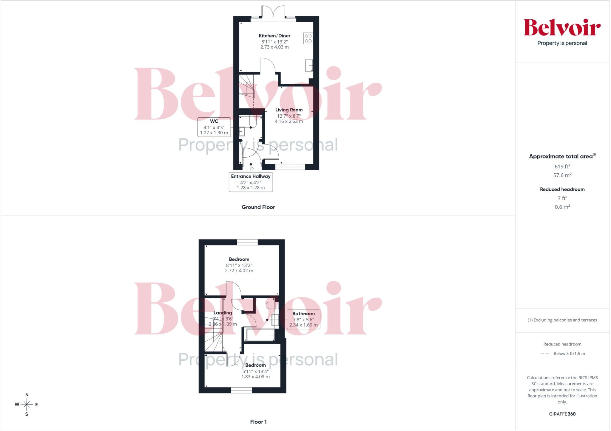 Bright Row, Copthorne Road, Copthorne, Shrewsbury, SY3 floorplan