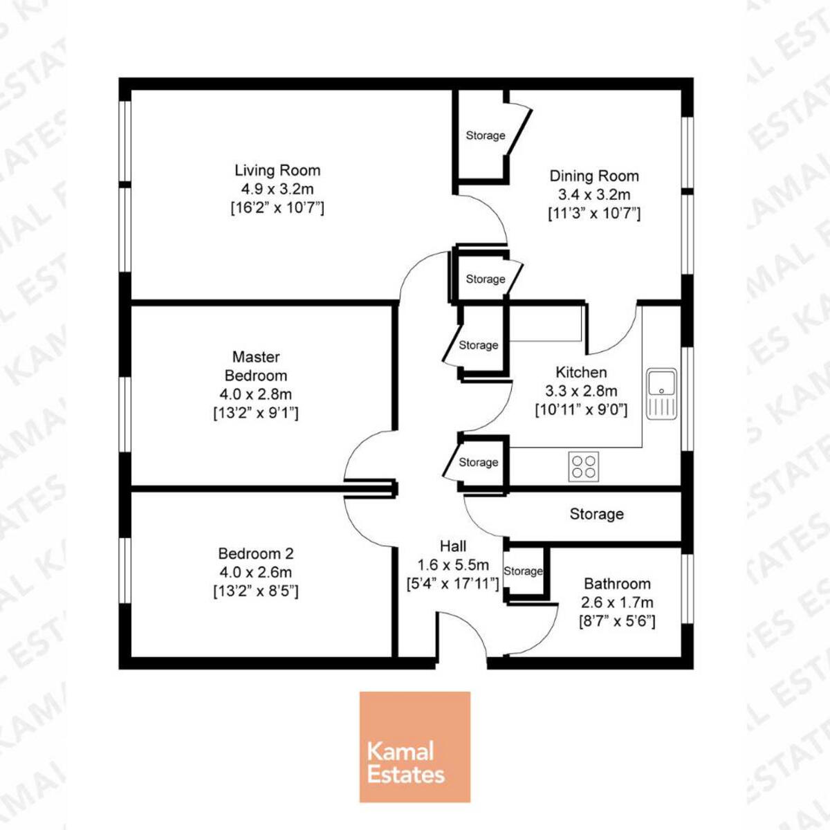 4, Rothes Place, Glasgow, G23 5 floorplan
