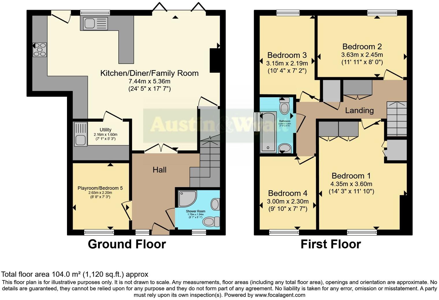 Overcombe Close, Canford Heath, Poole, Dorset, BH17 floorplan